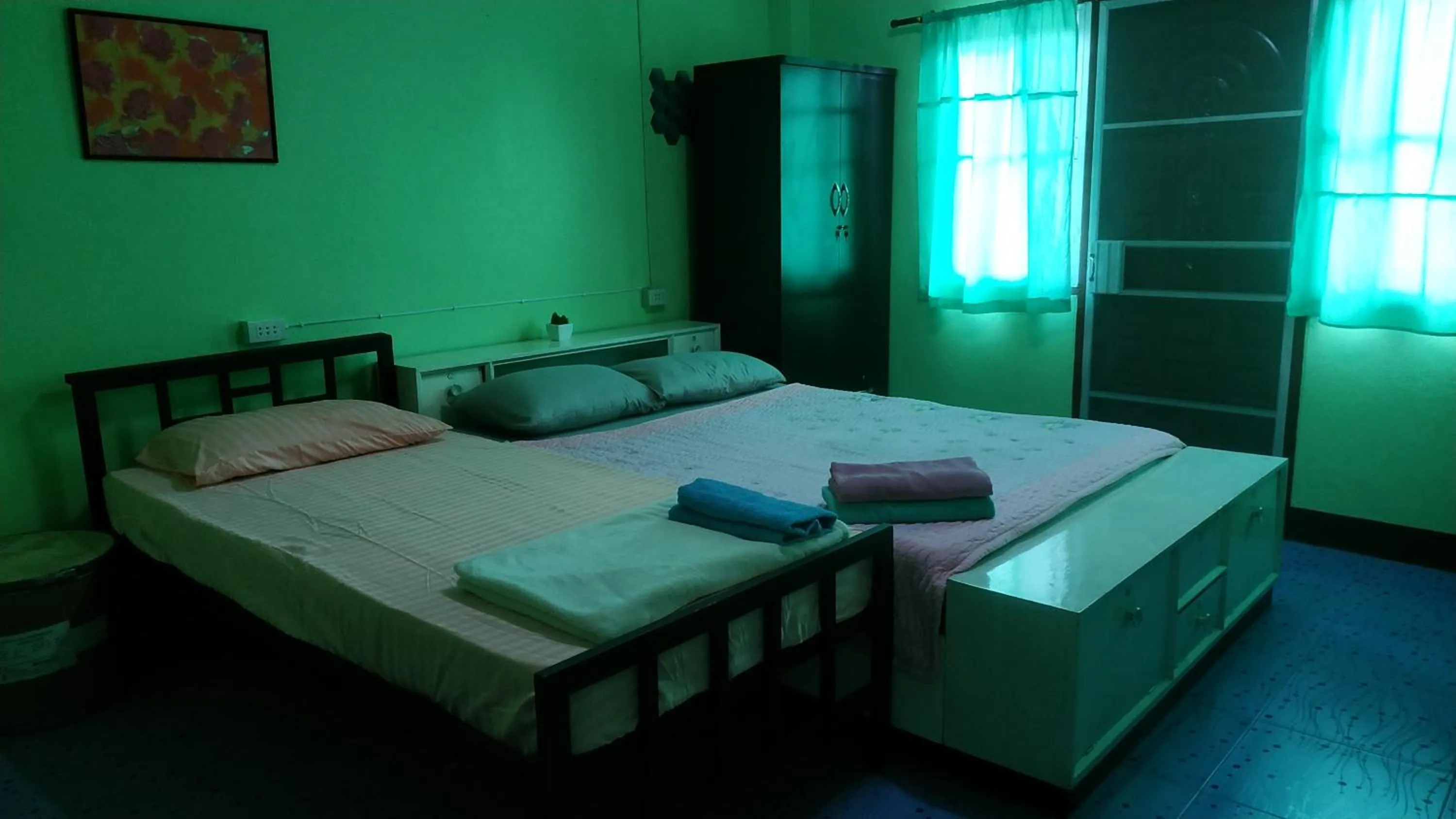 Bedroom, Bed in Malai Place Lampang