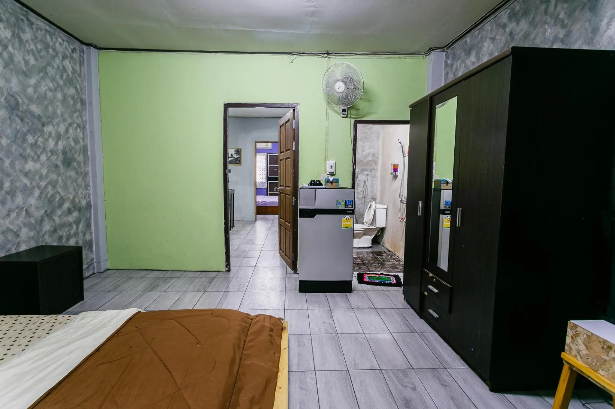 Bedroom, Bed in Malai Place Lampang