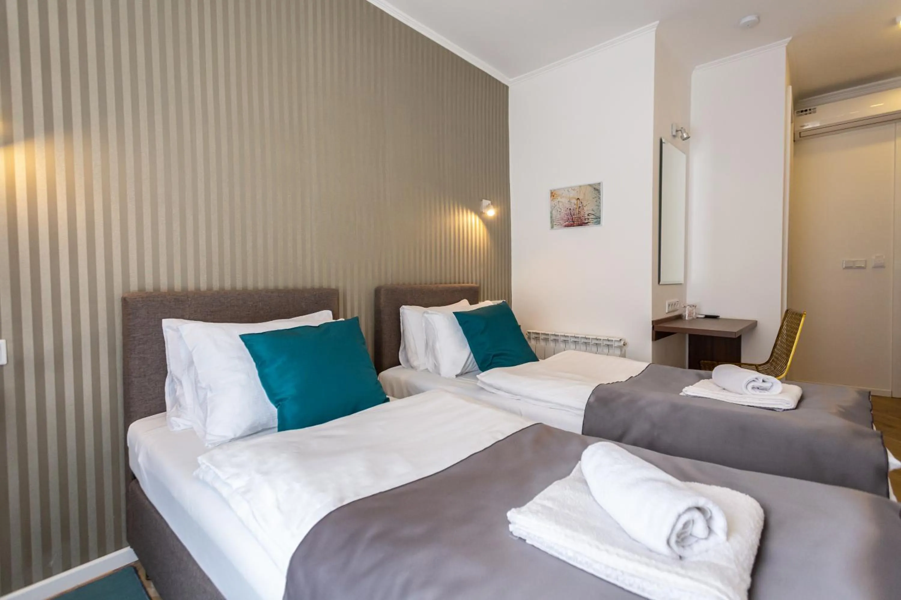 Bed in Heritage Hotel Petrakija