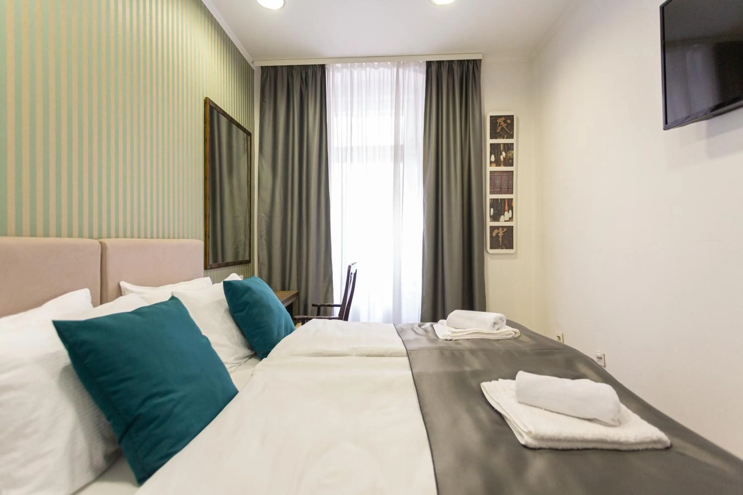 Bedroom, Bed in Heritage Hotel Petrakija