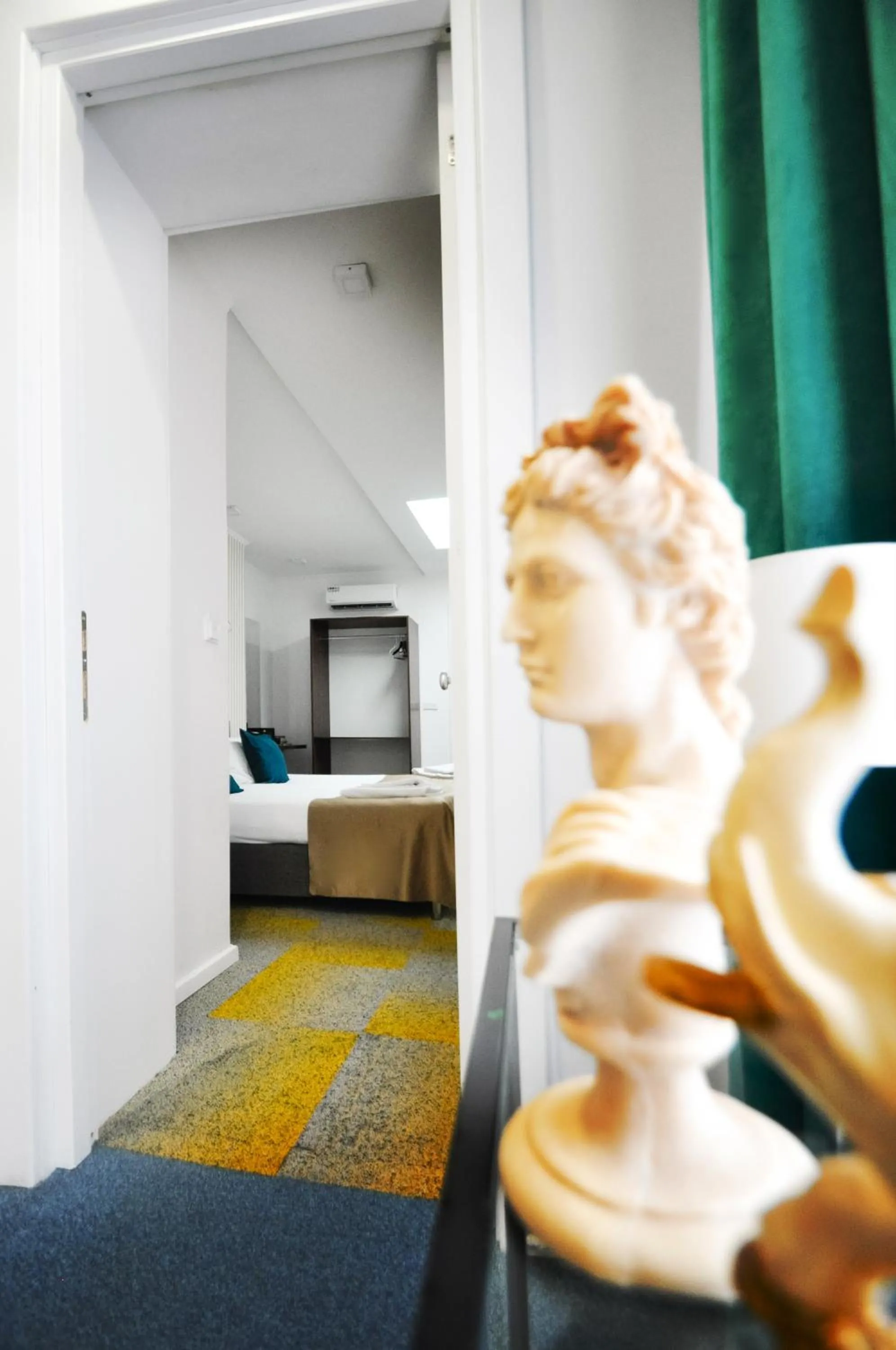 Bed in Heritage Hotel Petrakija