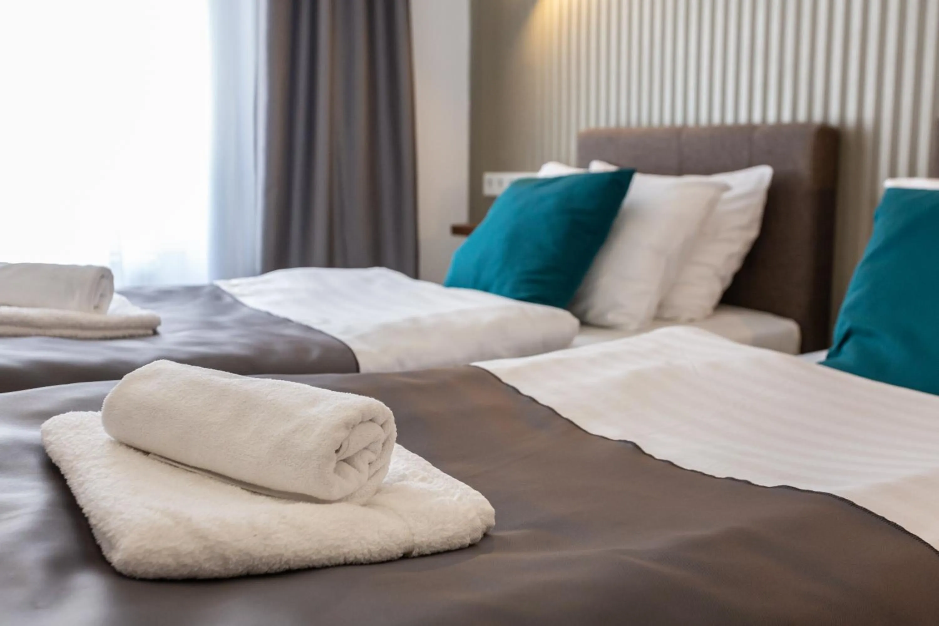 Bed in Heritage Hotel Petrakija