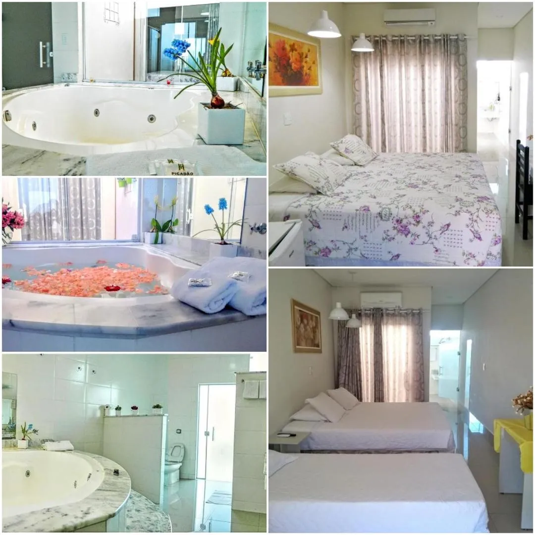 Bed in Hotel Picadão - São Pedro SP