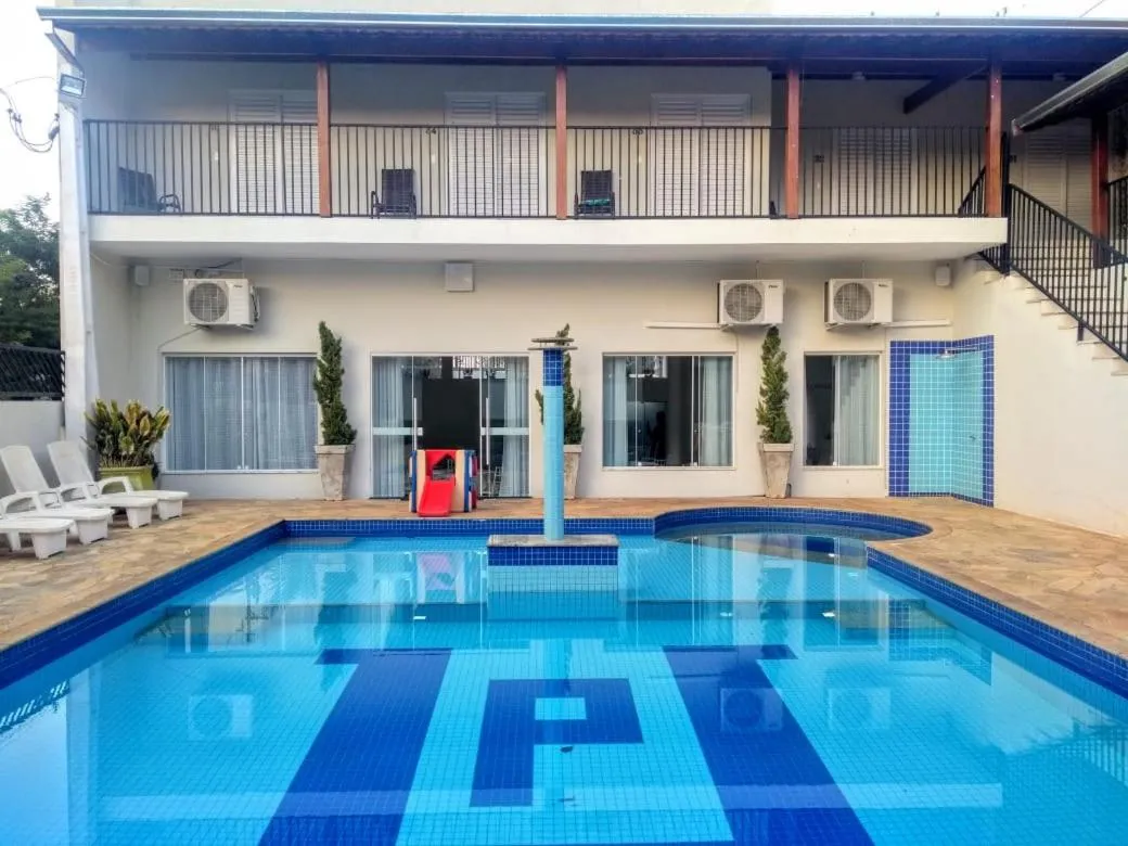 Swimming pool in Hotel Picadão - São Pedro SP