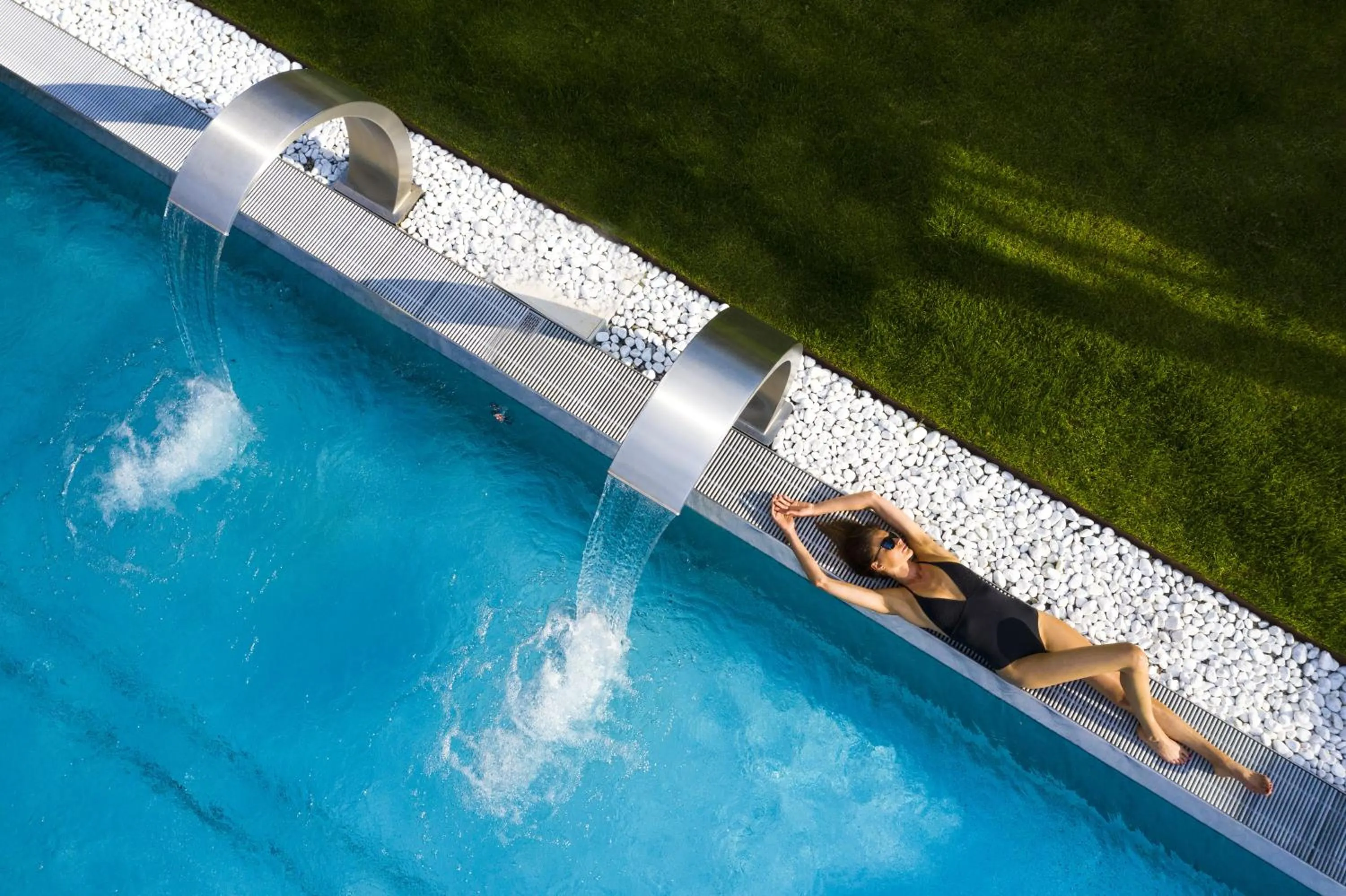 Swimming pool in Grand Hotel Terme Di Comano