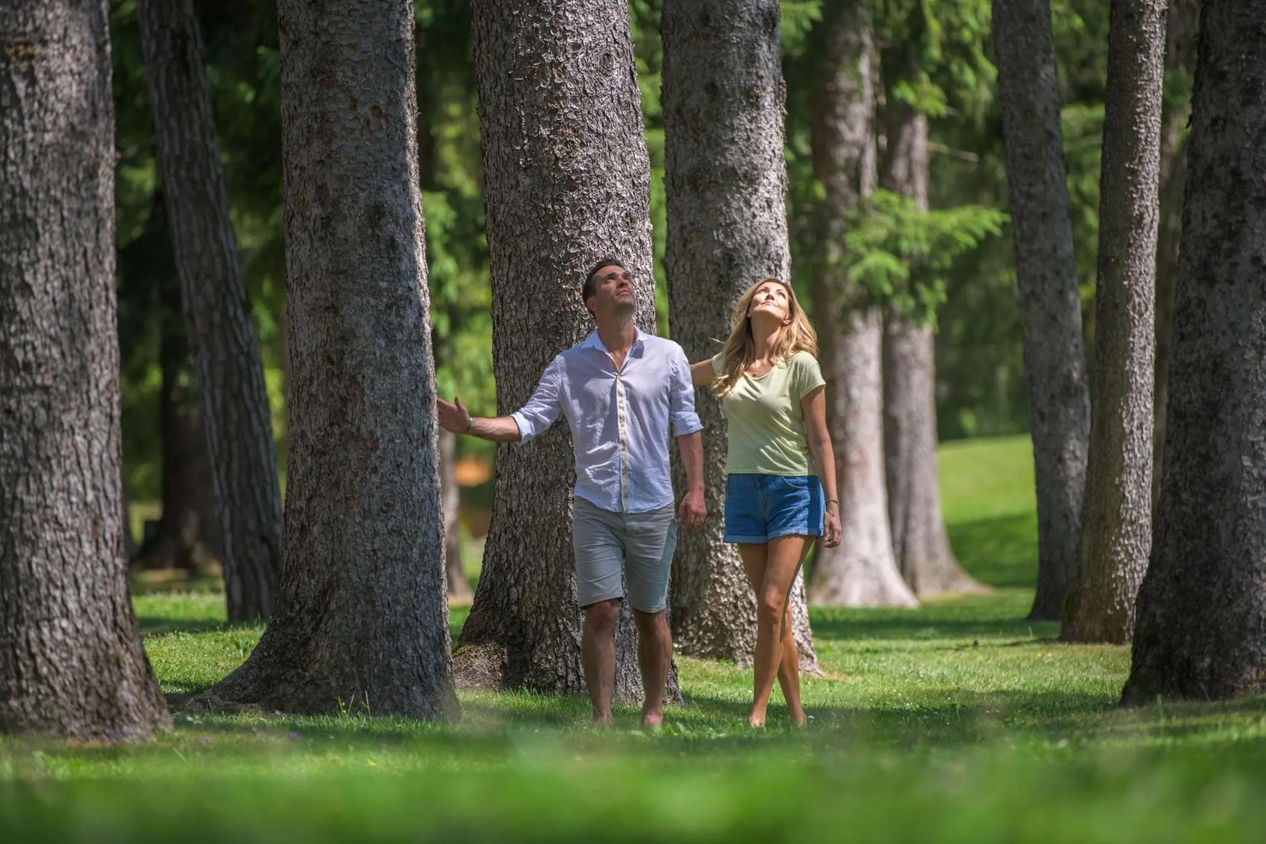 Garden in Grand Hotel Terme Di Comano