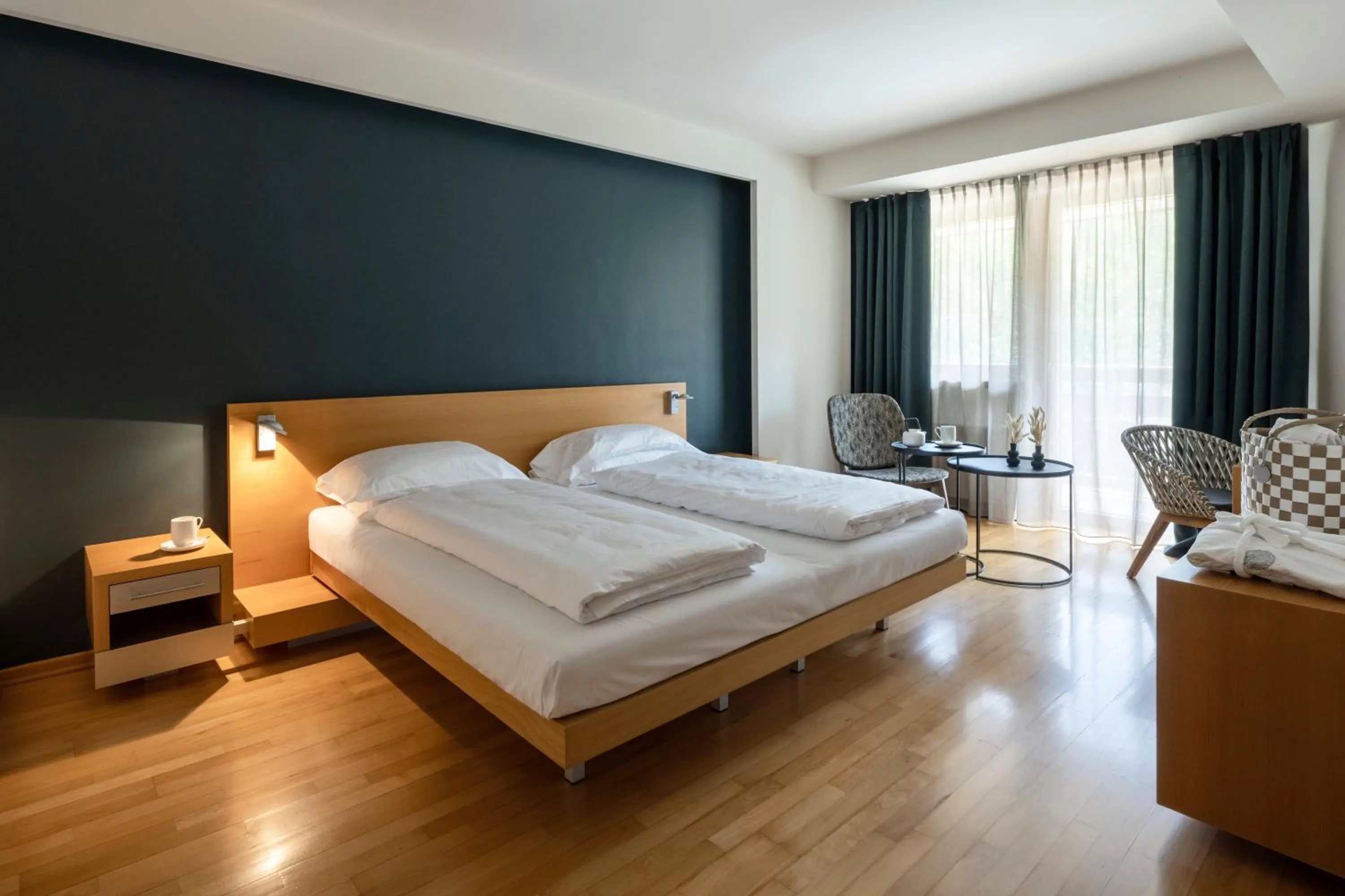 Bedroom, Bed in Grand Hotel Terme Di Comano