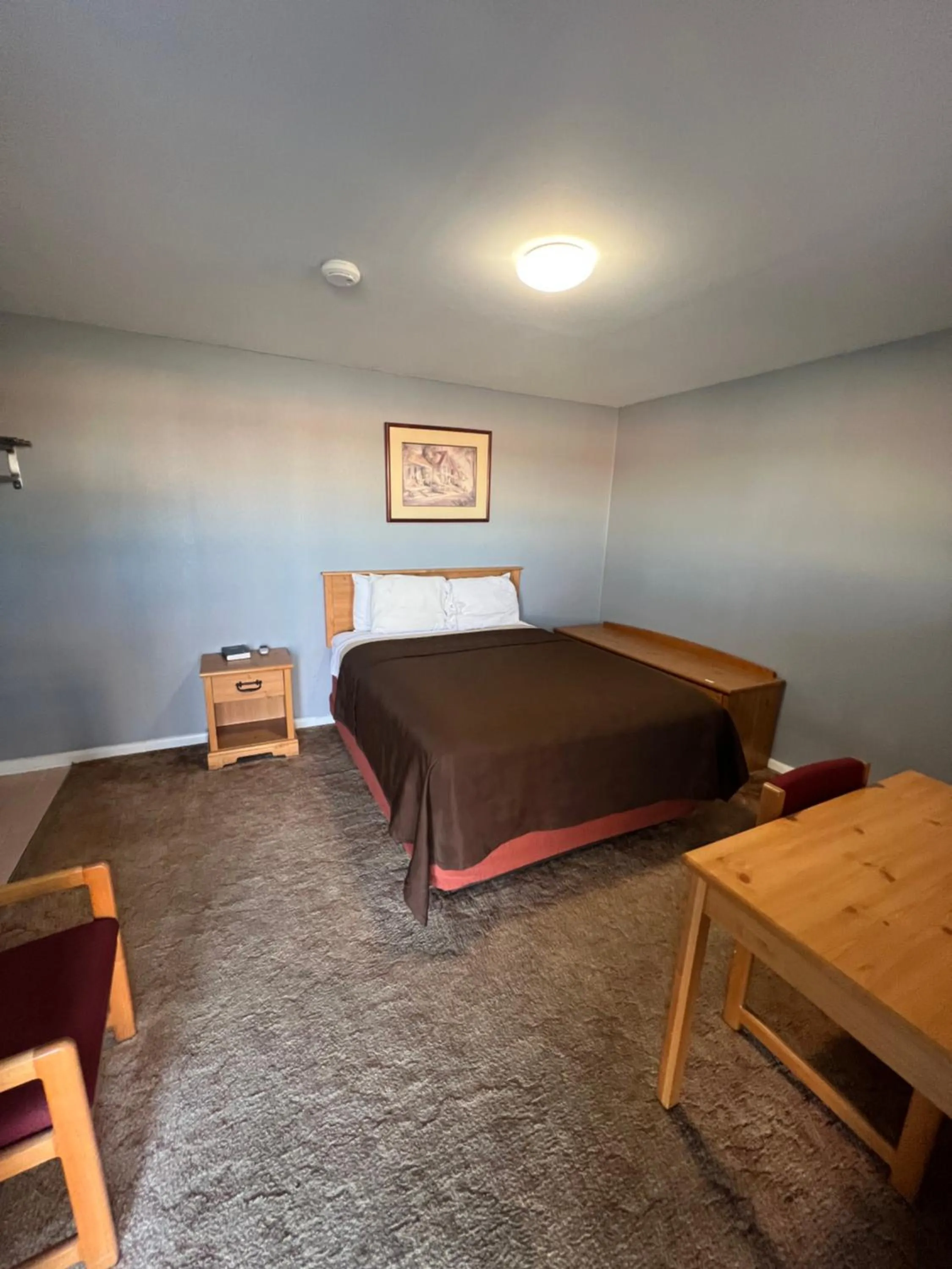 Bed in Western Motel