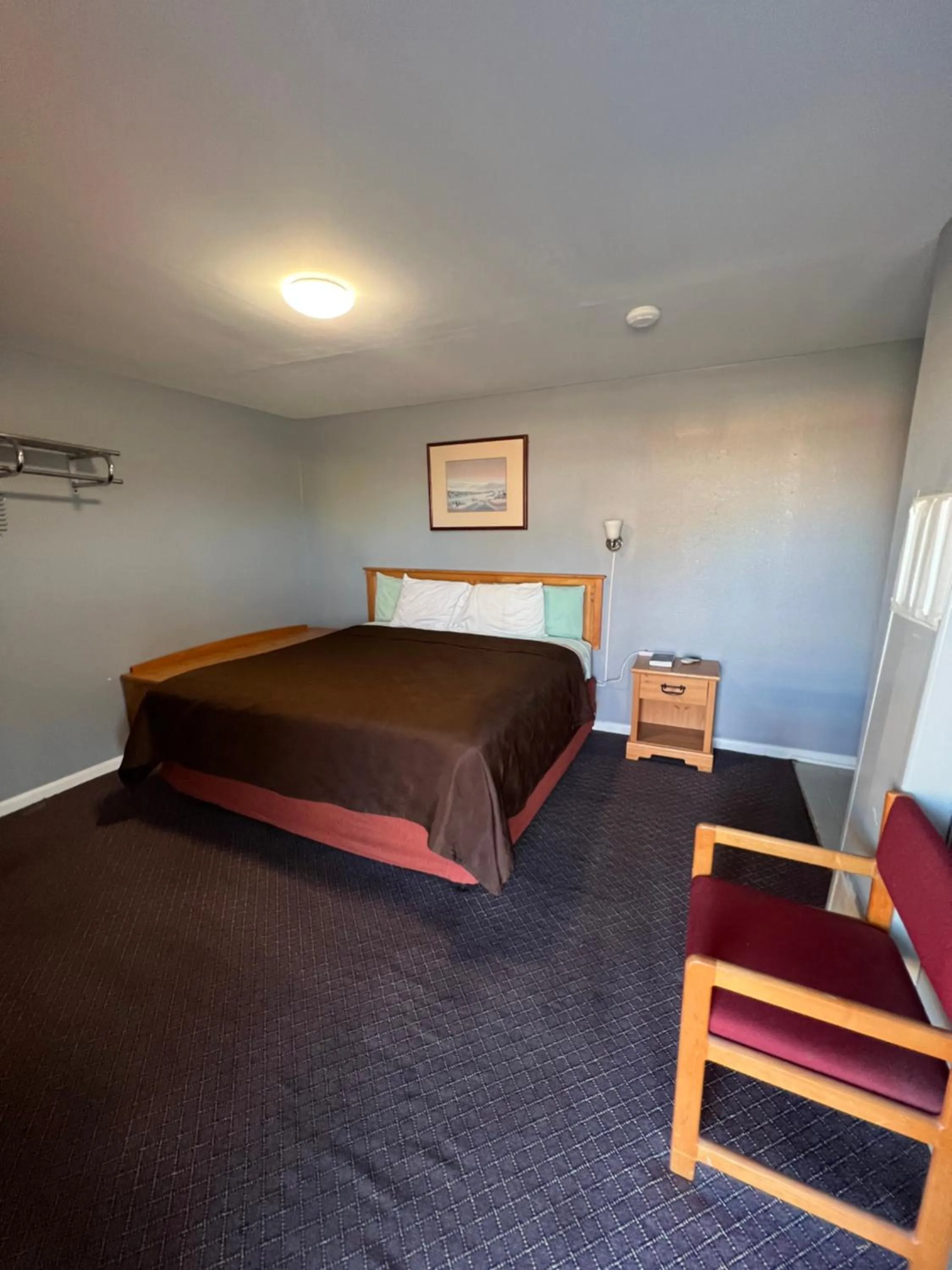 Bed in Western Motel