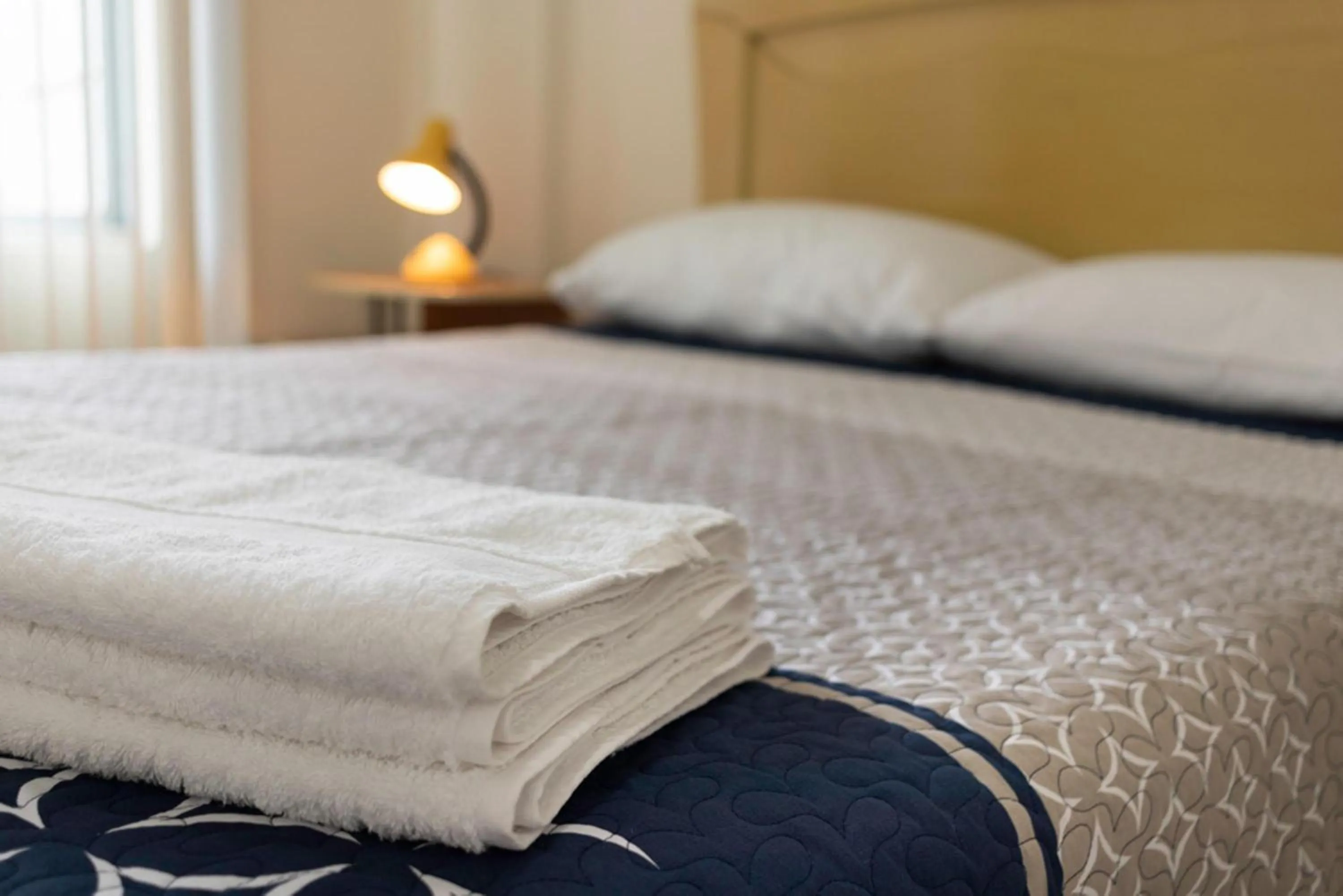 Photo of the whole room, Bed in Oceanic Lodge