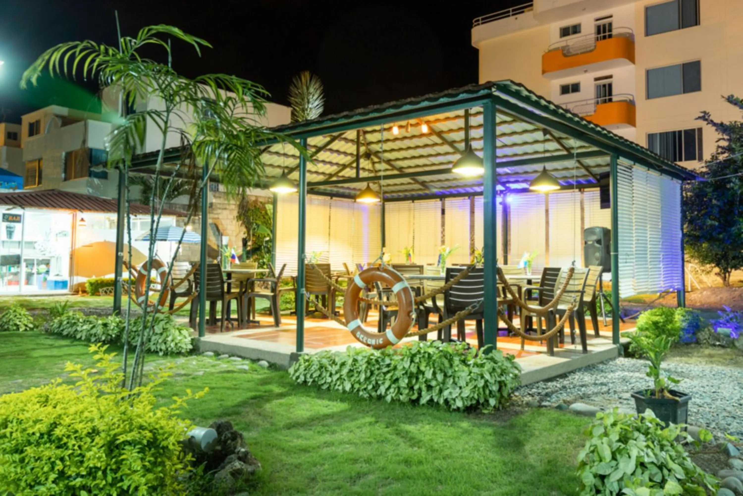 Patio in Oceanic Lodge