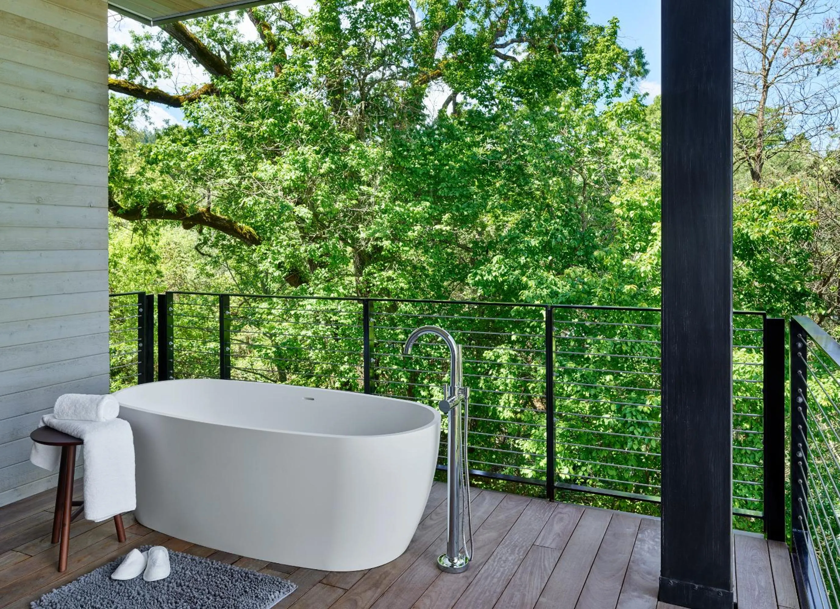 Patio in Alila Napa Valley, a Hyatt Resort