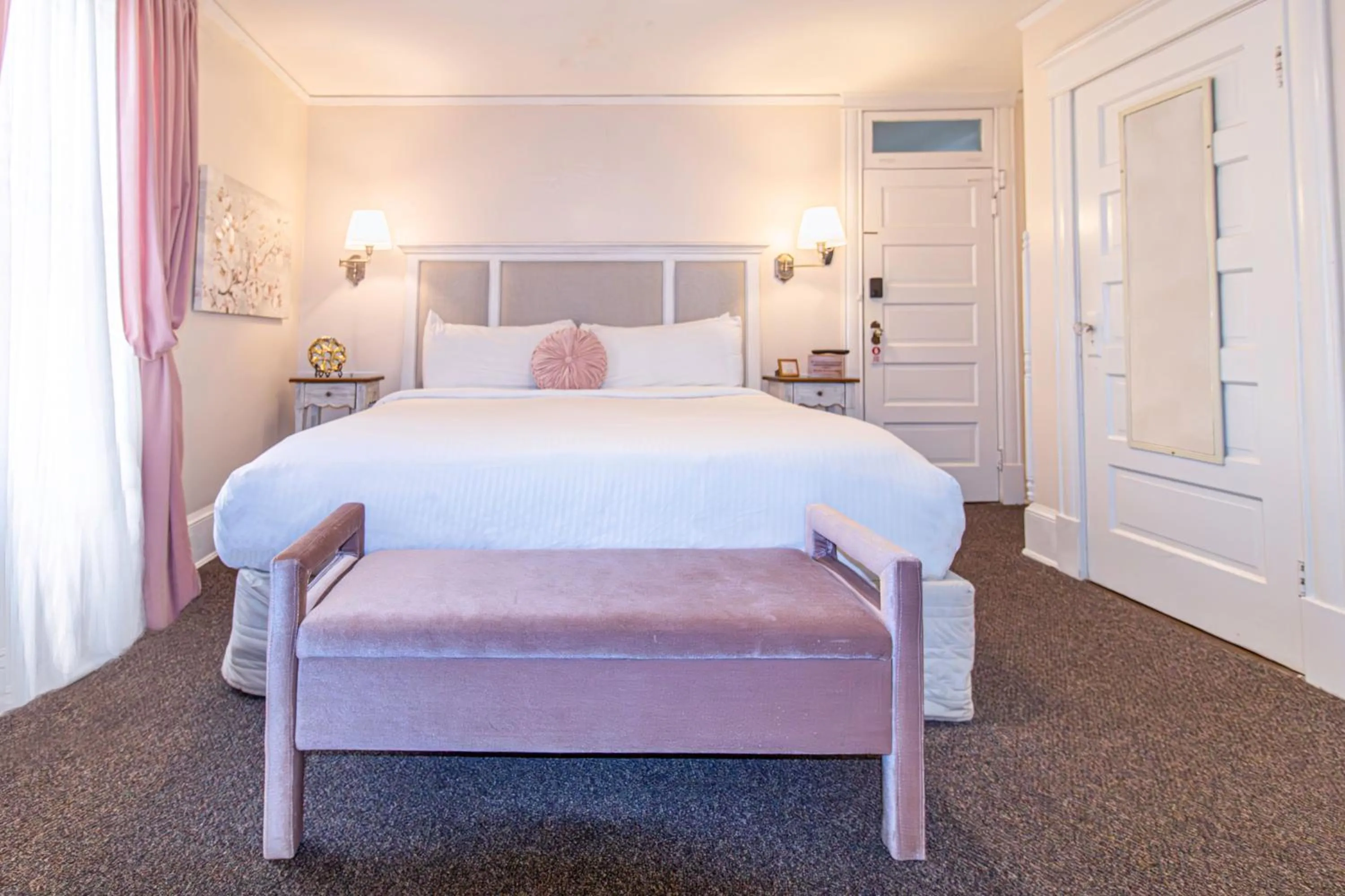 Bed in Inn on Charlotte Boutique Hotel