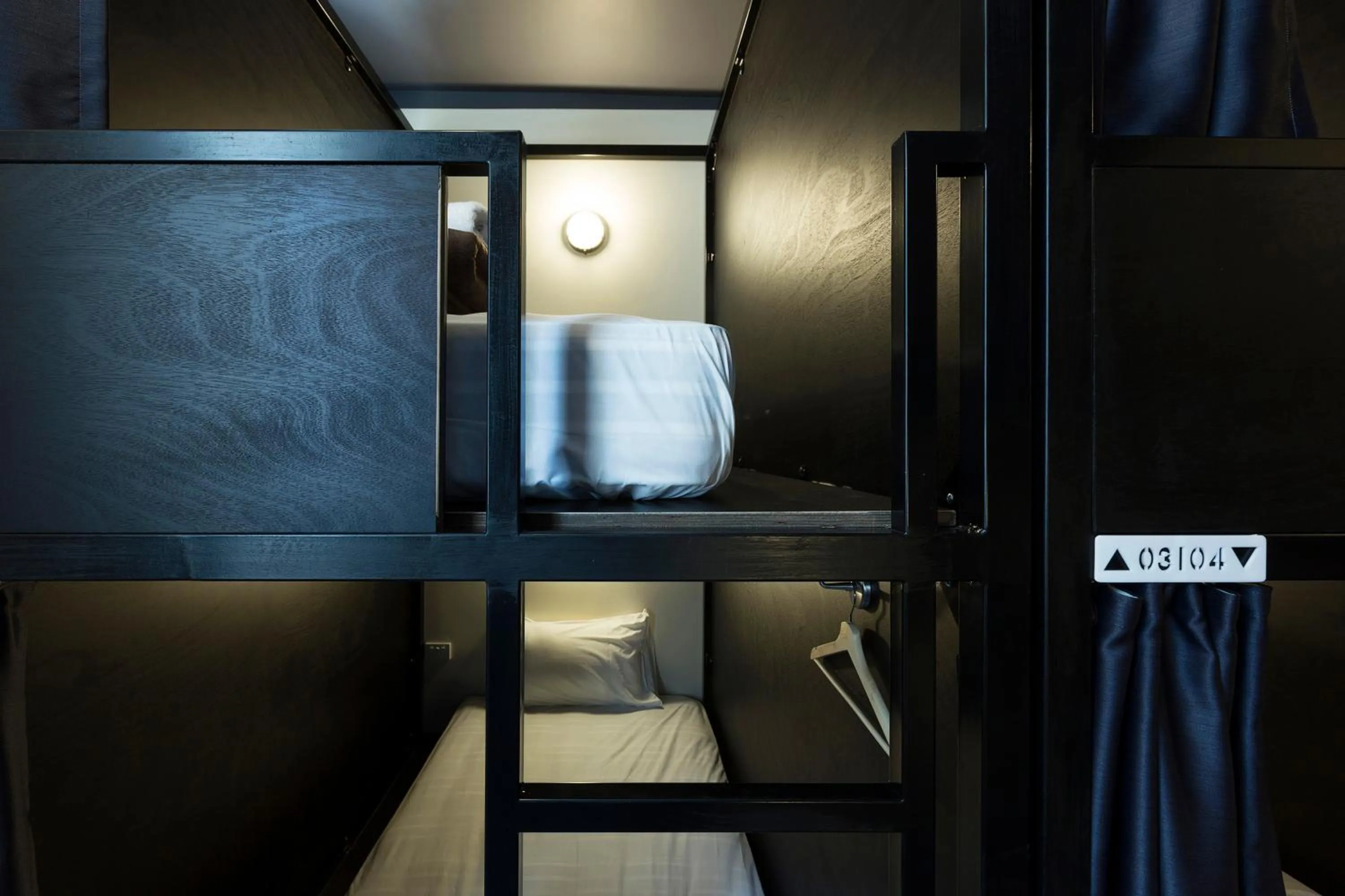 Decorative detail, Bed in The Pod Sydney