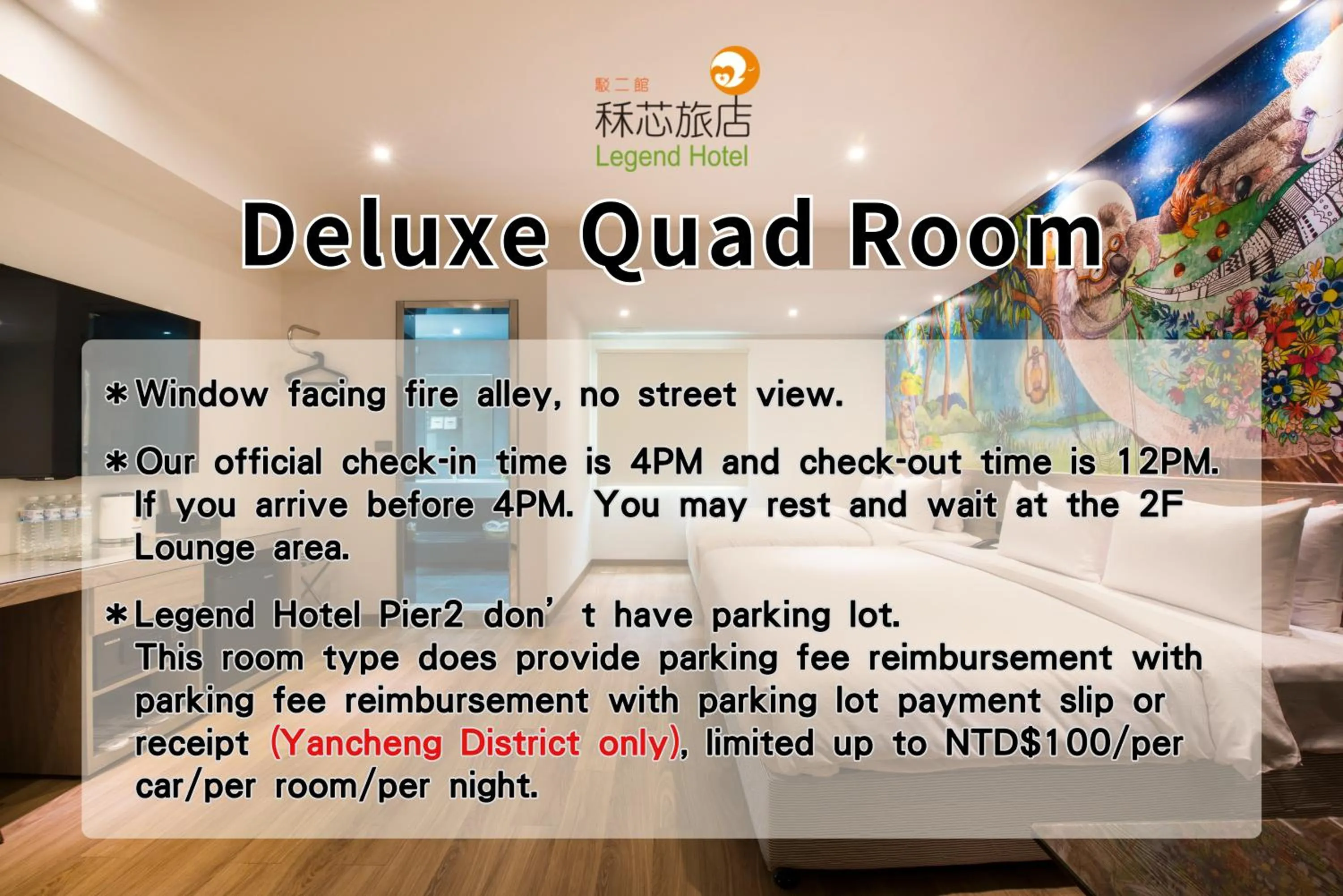 Bedroom, Bed in Legend Hotel Kaohsiung Pier2