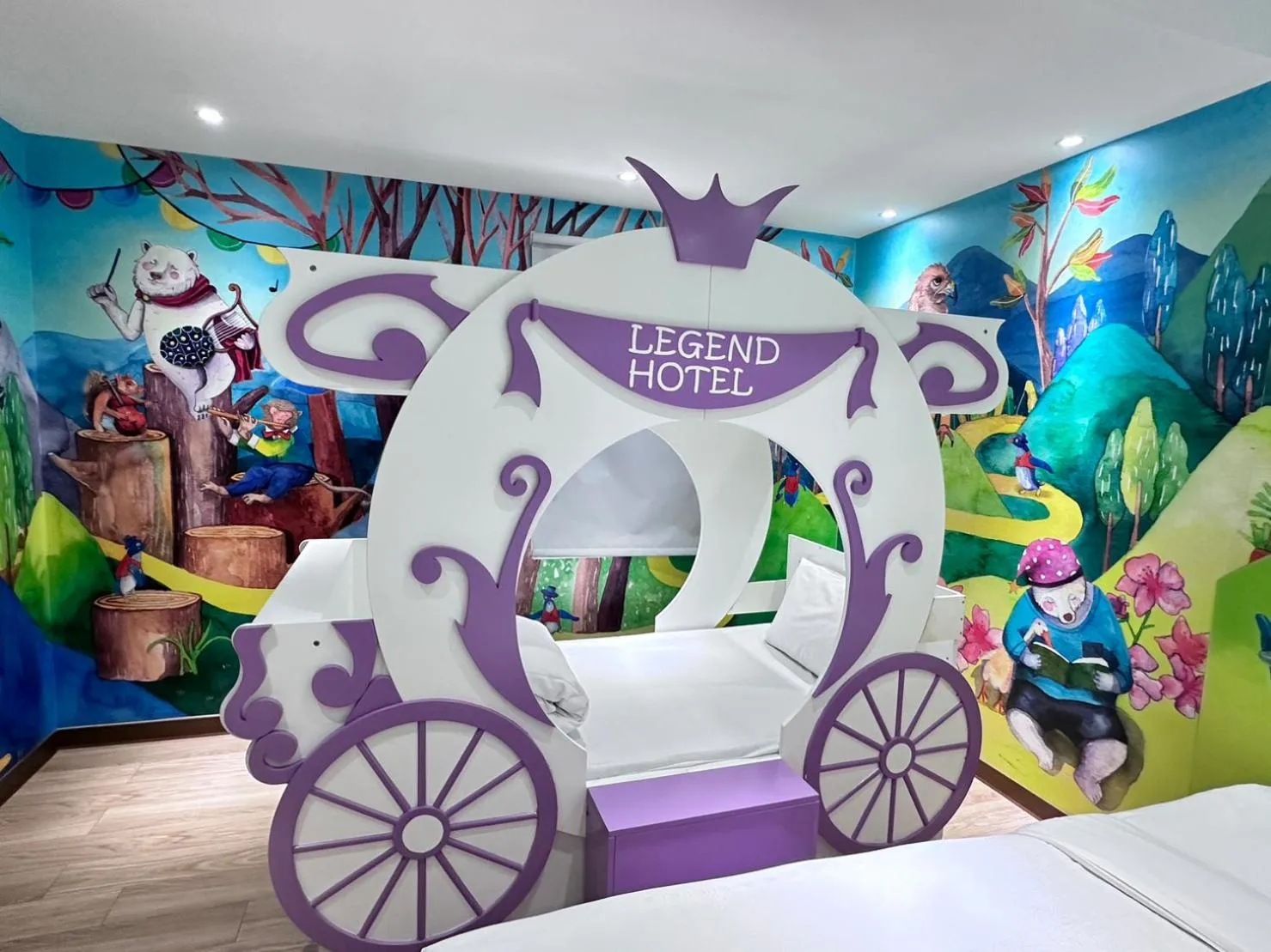 Bed in Legend Hotel Kaohsiung Pier2