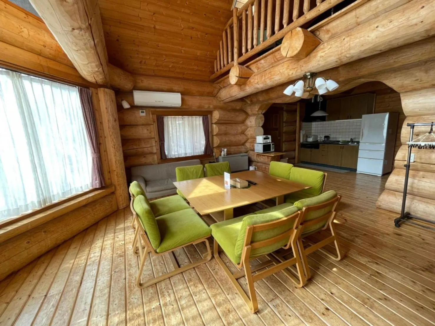 Living room in Hakuba Canadian Lodge