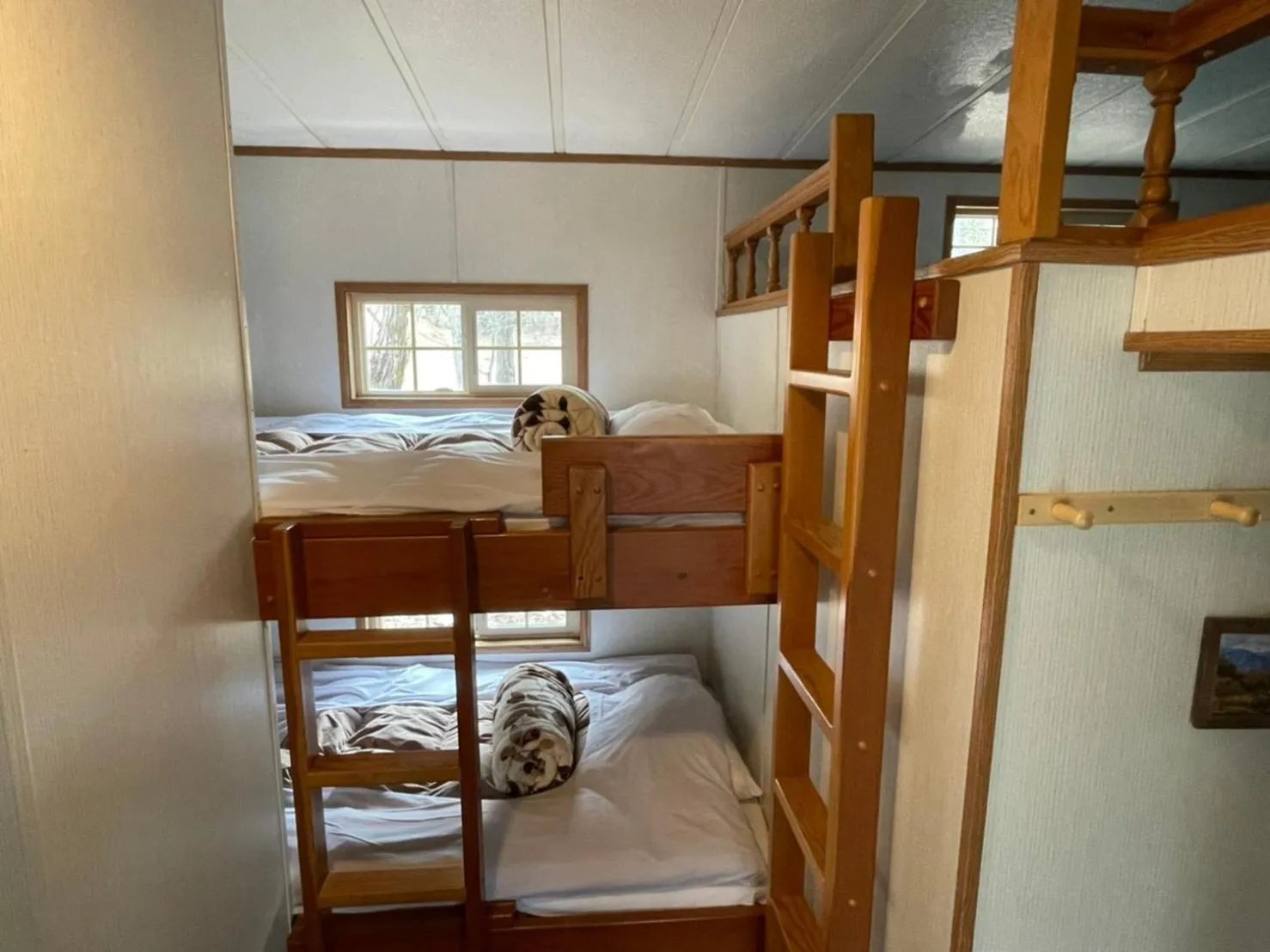 Bed in Hakuba Canadian Lodge