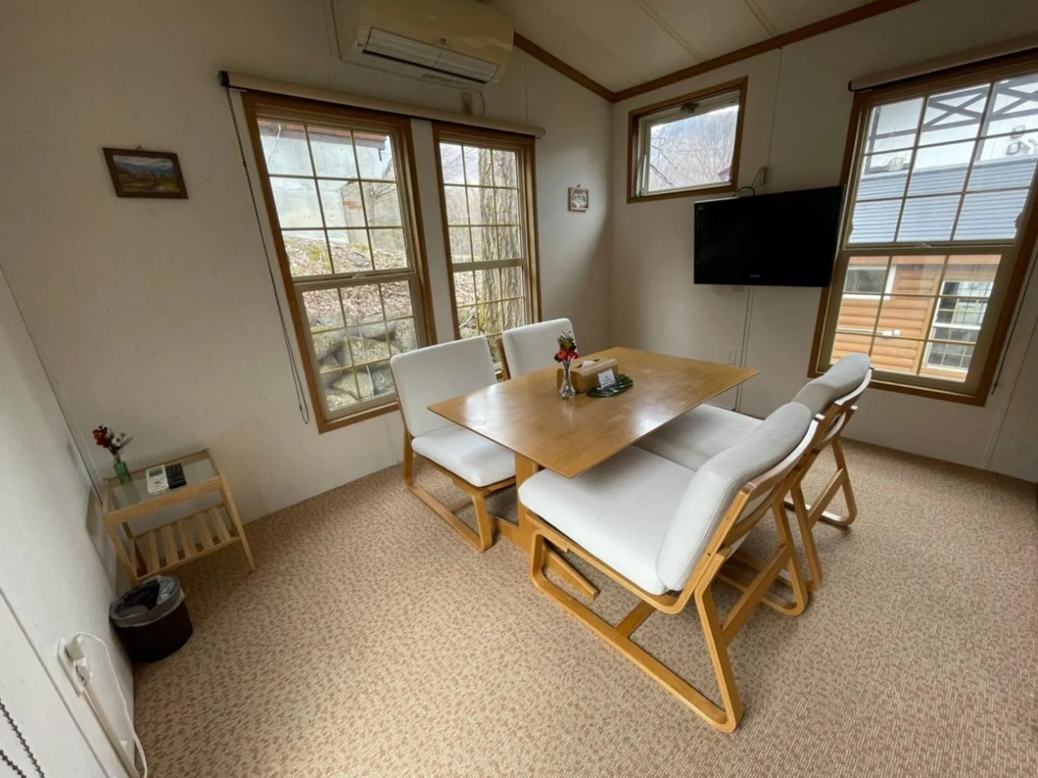 Living room in Hakuba Canadian Lodge
