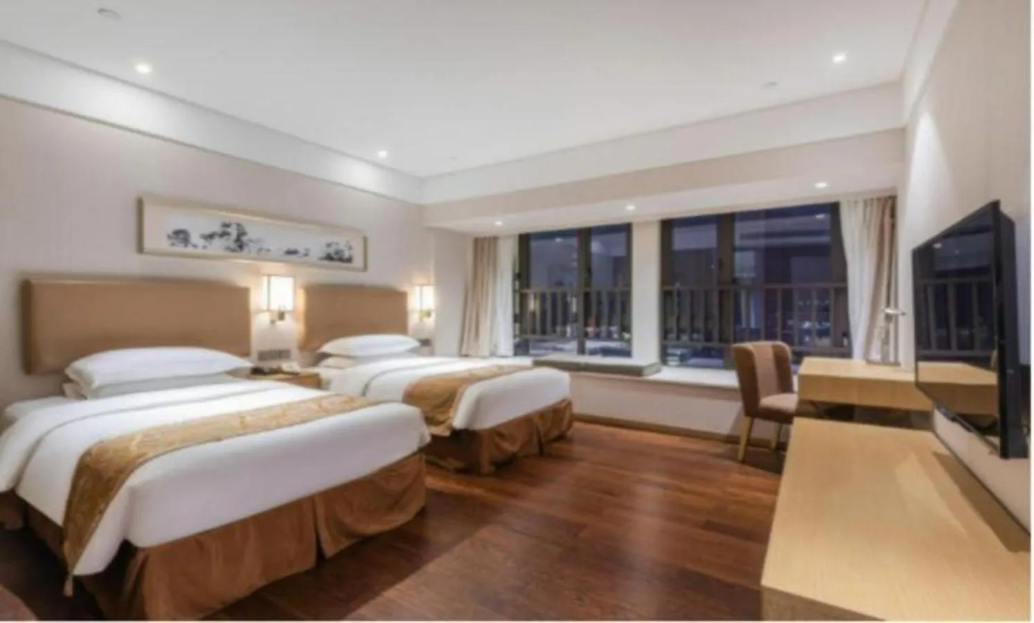 Bedroom, Bed in Somerset Yangtze River Chongqing