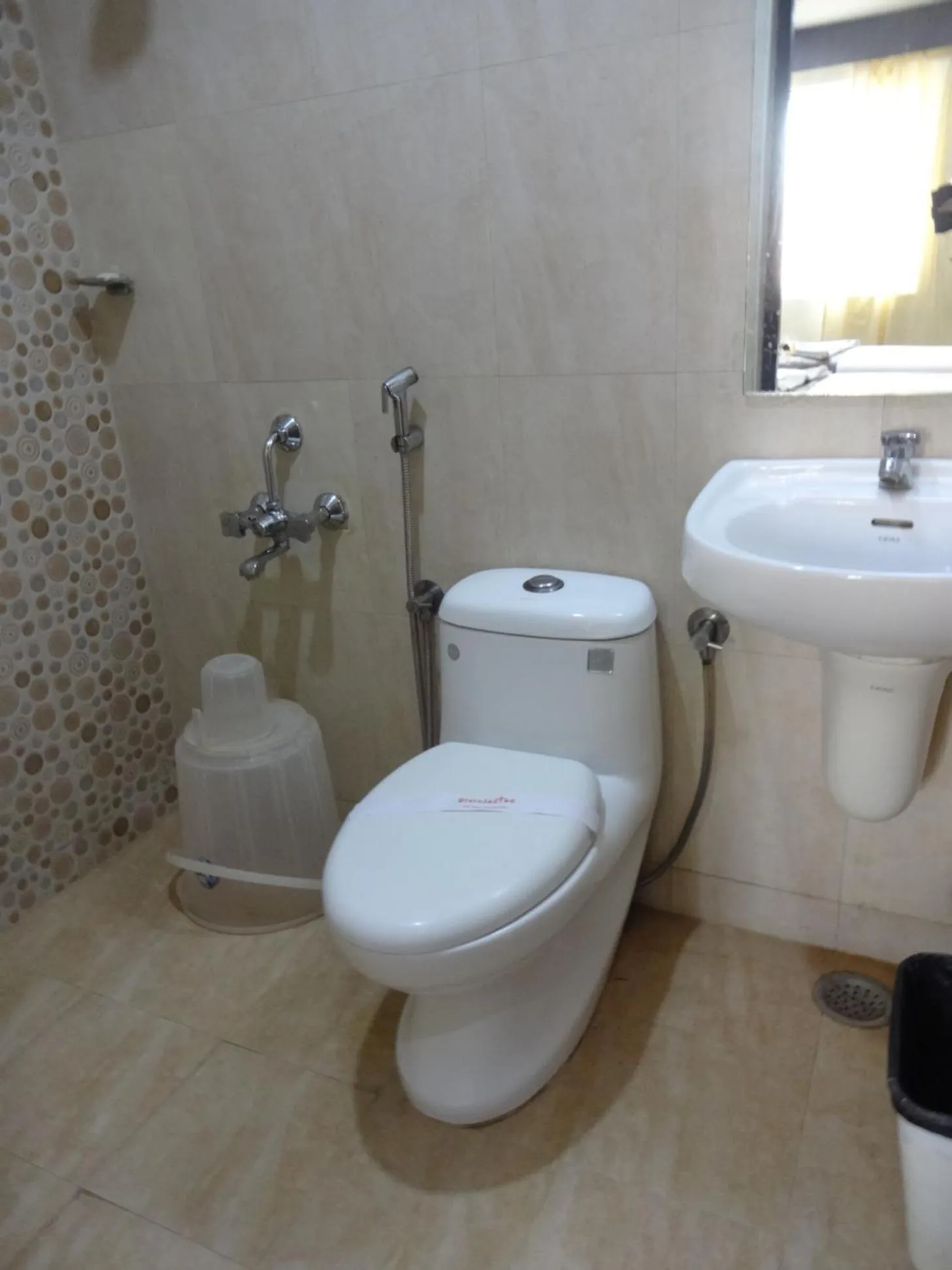 Toilet in Hotel White Mount