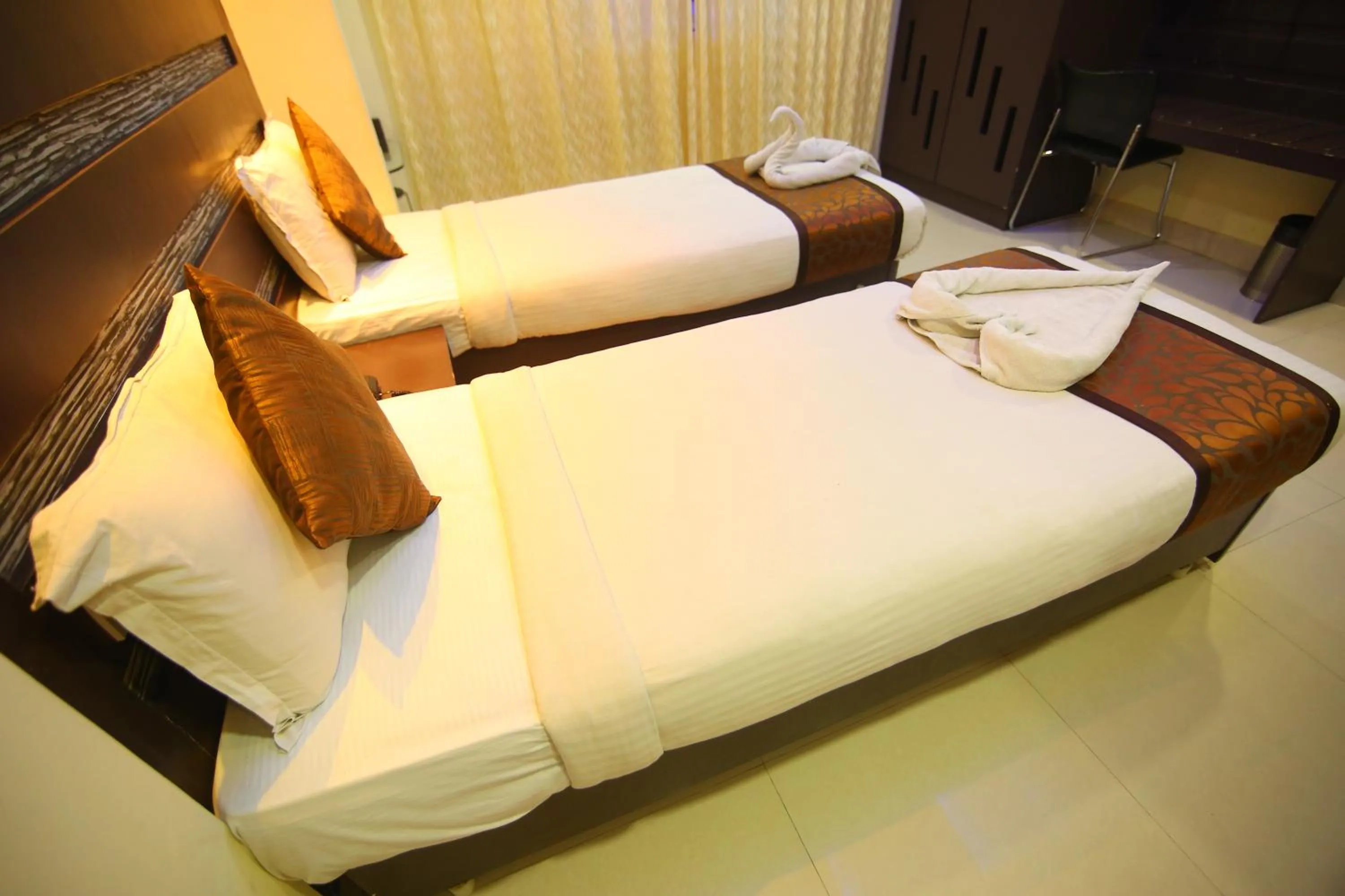 Bed in Hotel White Mount