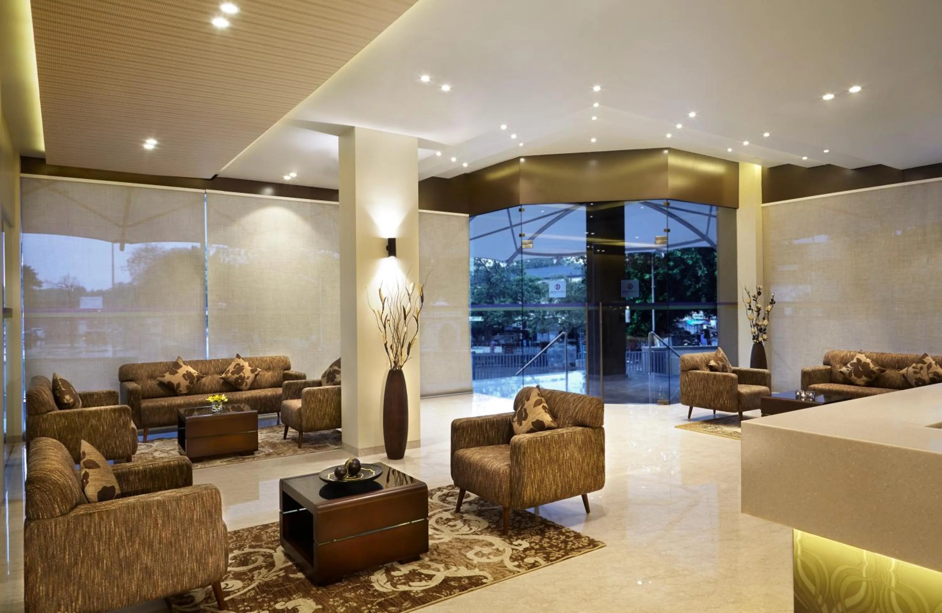 Facade/entrance in Click Hotel, Junagadh