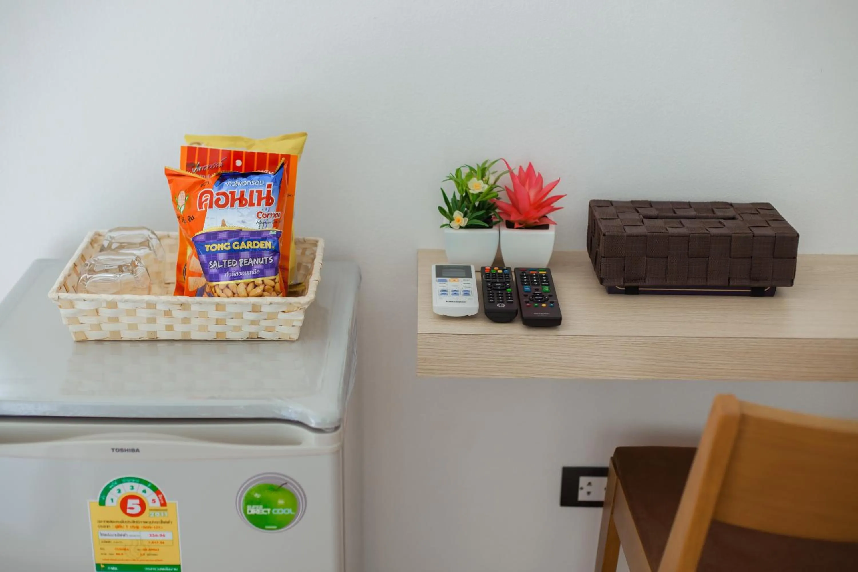 Seating area in THAMM Residence