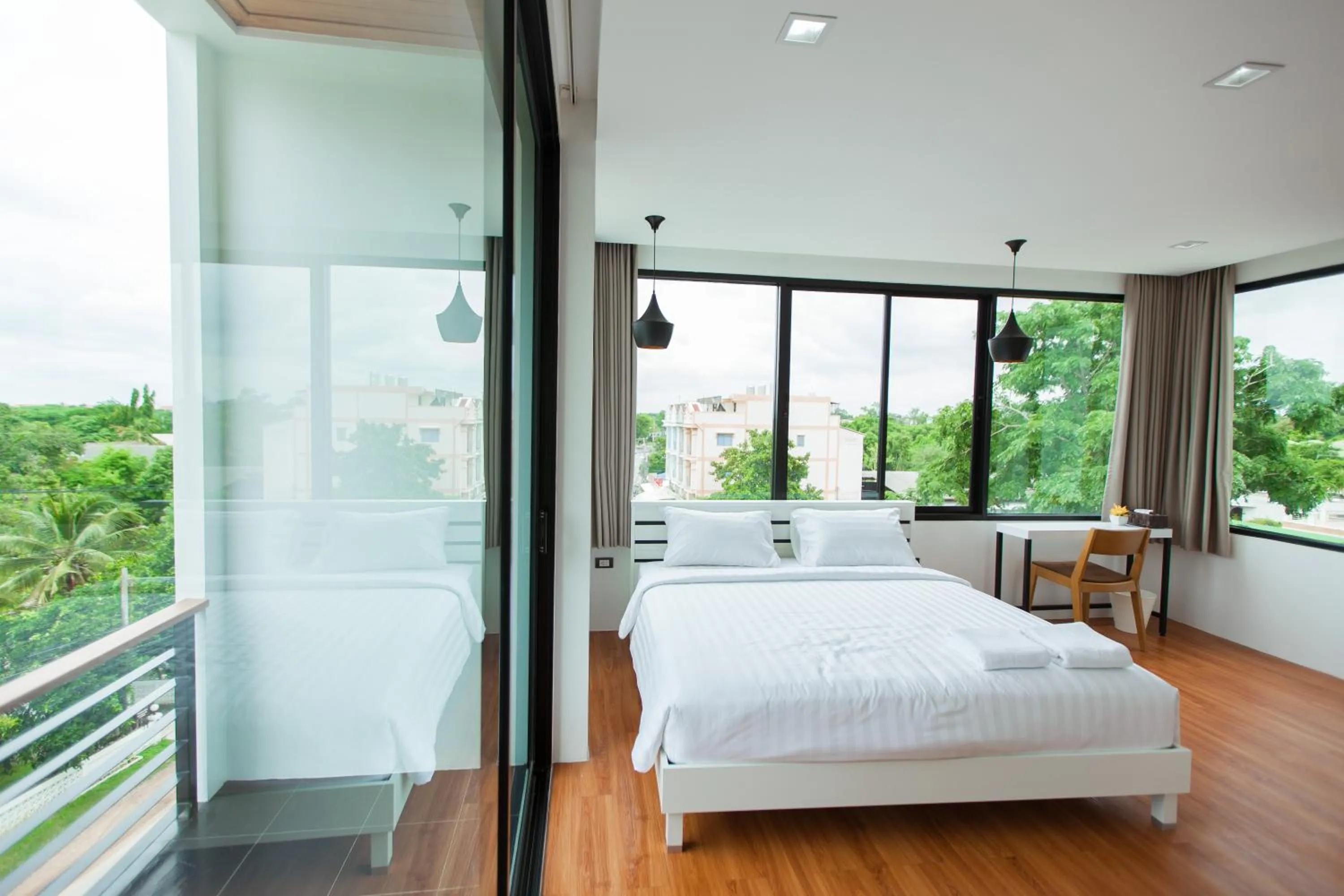Bed in THAMM Residence
