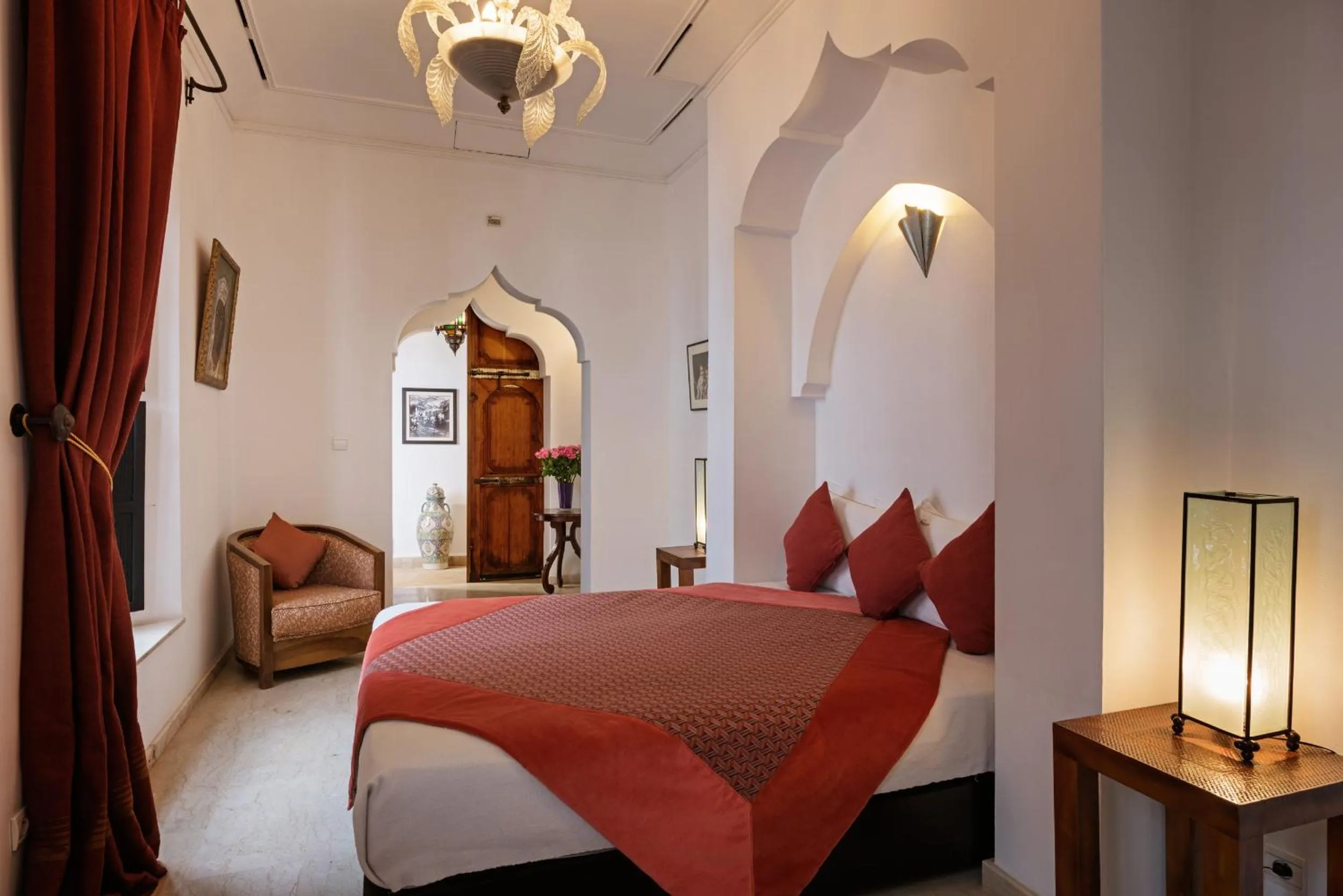 Bedroom, Bed in Riad Azzar