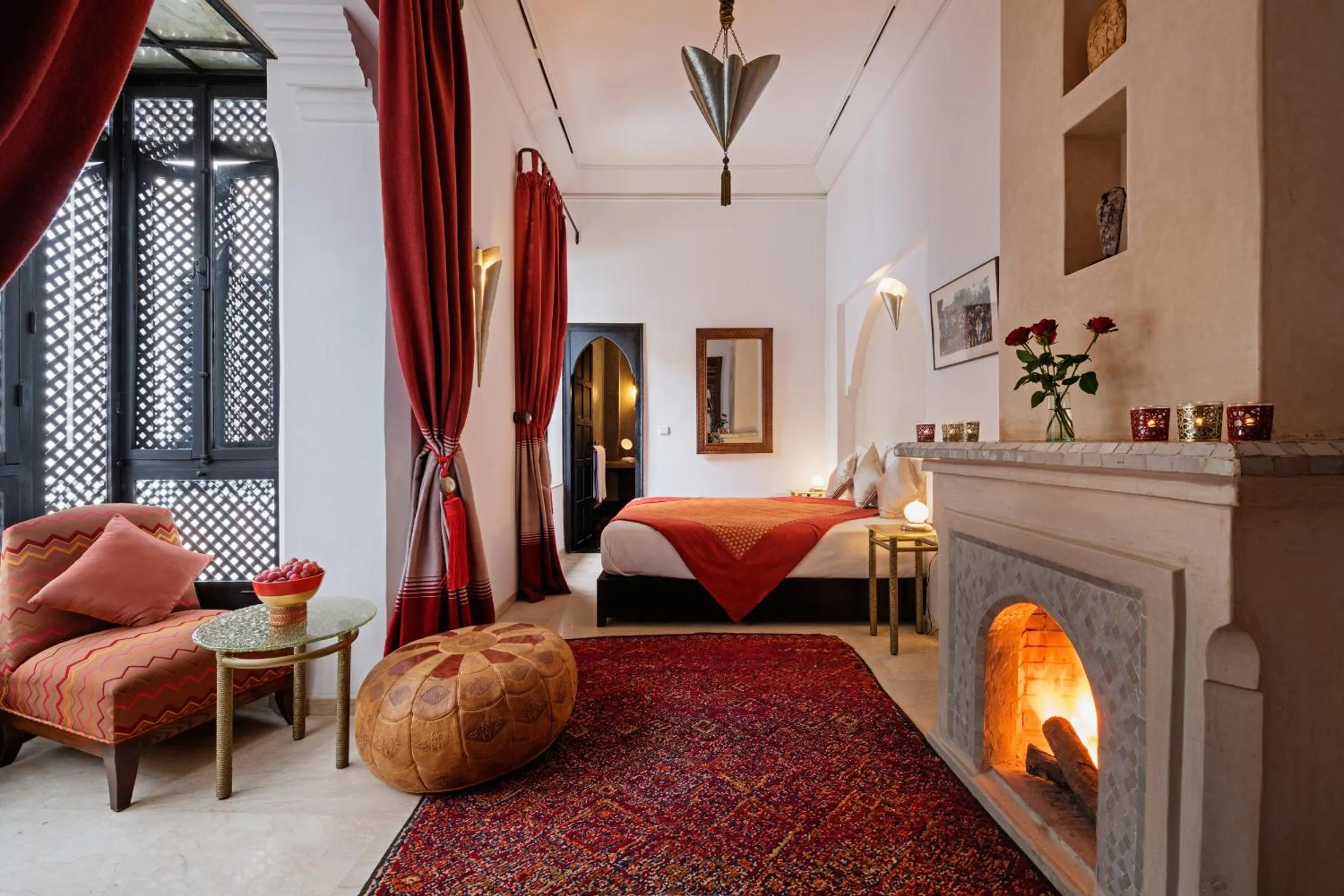 Photo of the whole room, Bed in Riad Azzar