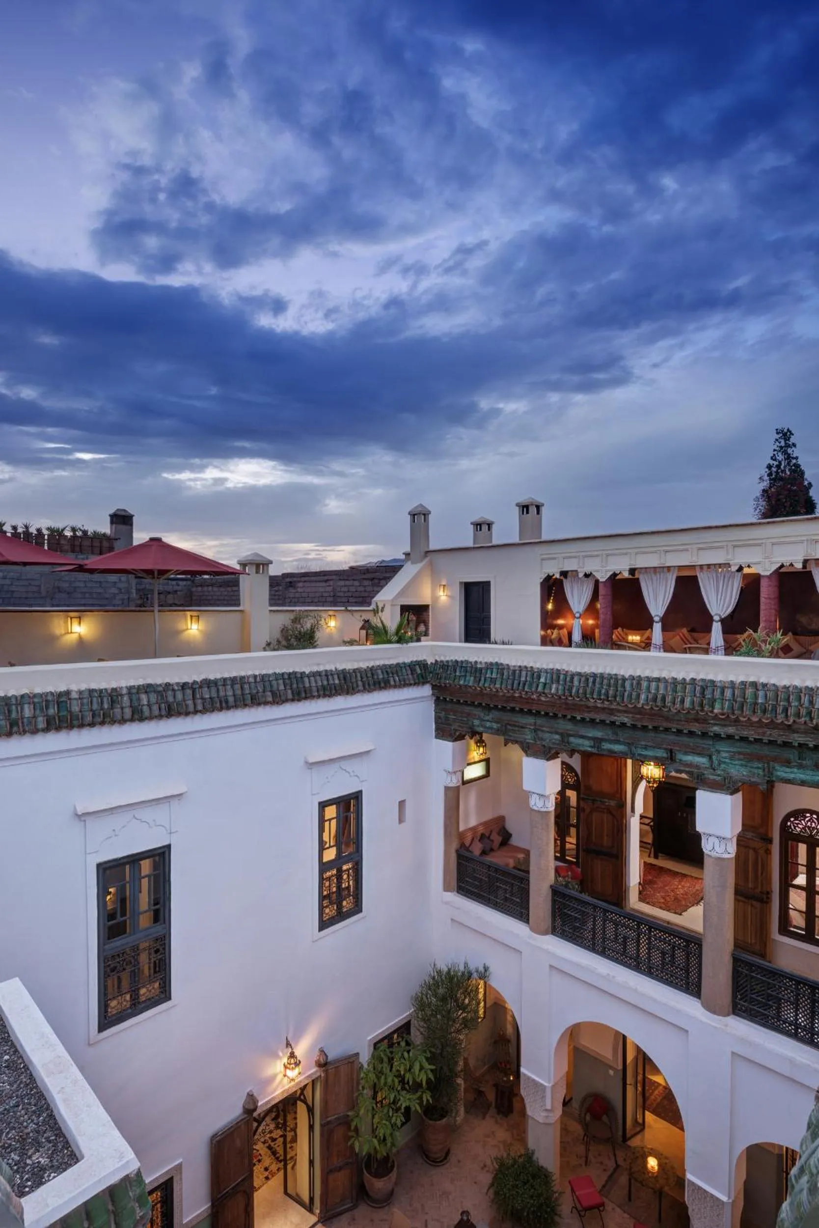 Bird's eye view in Riad Azzar