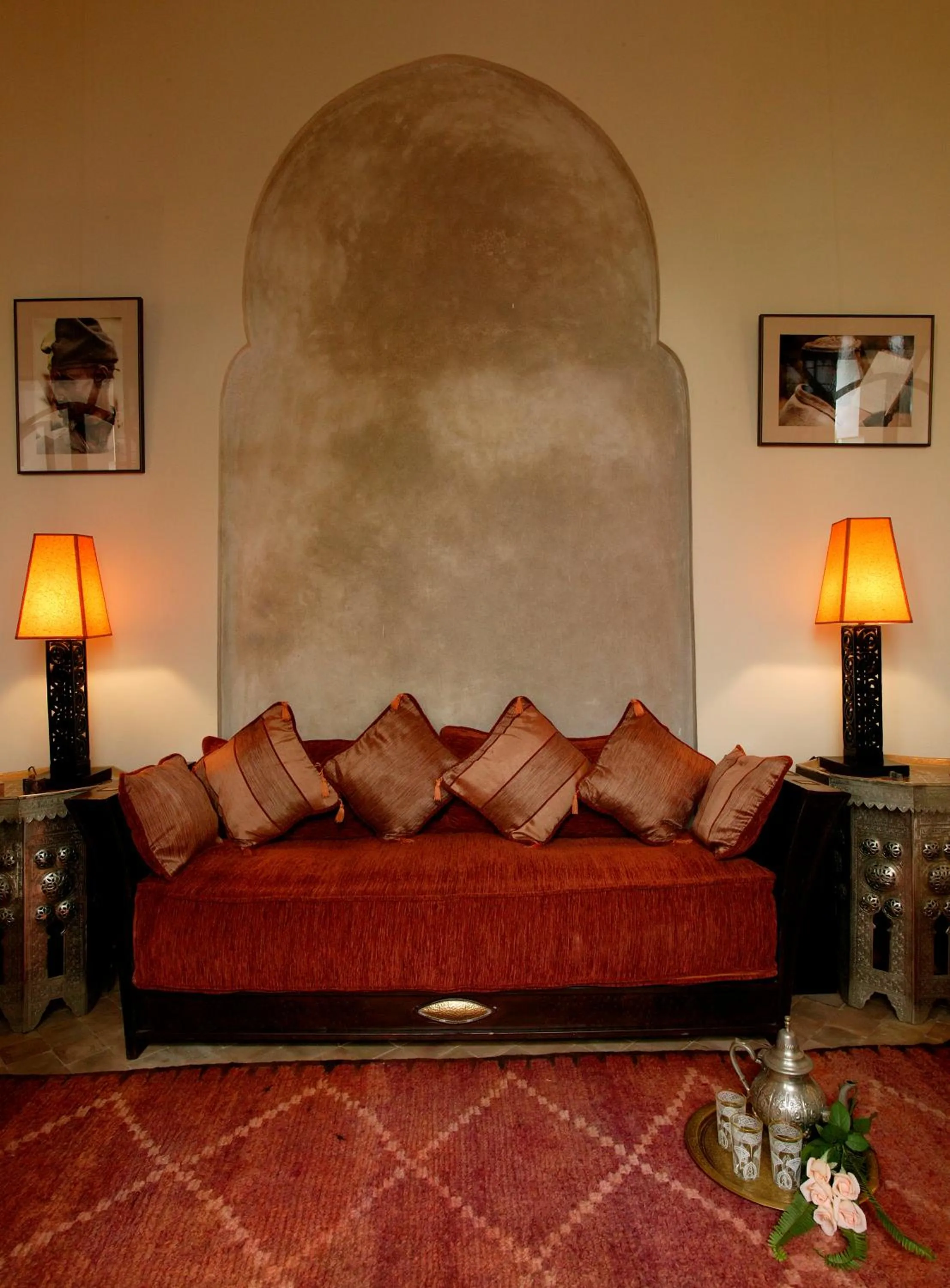 Communal lounge/ TV room in Riad Azzar