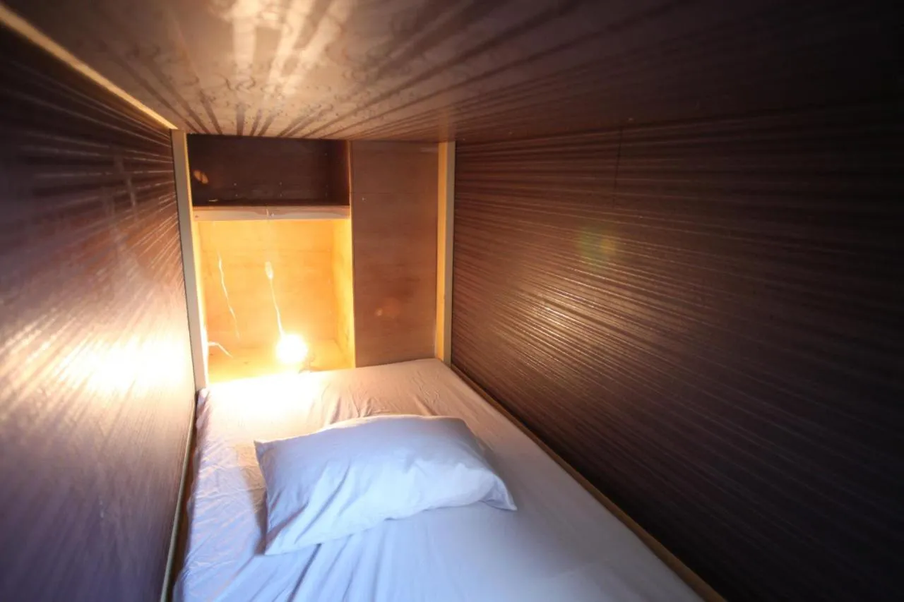 Photo of the whole room, Bed in Base Inn Komagome Tokyo