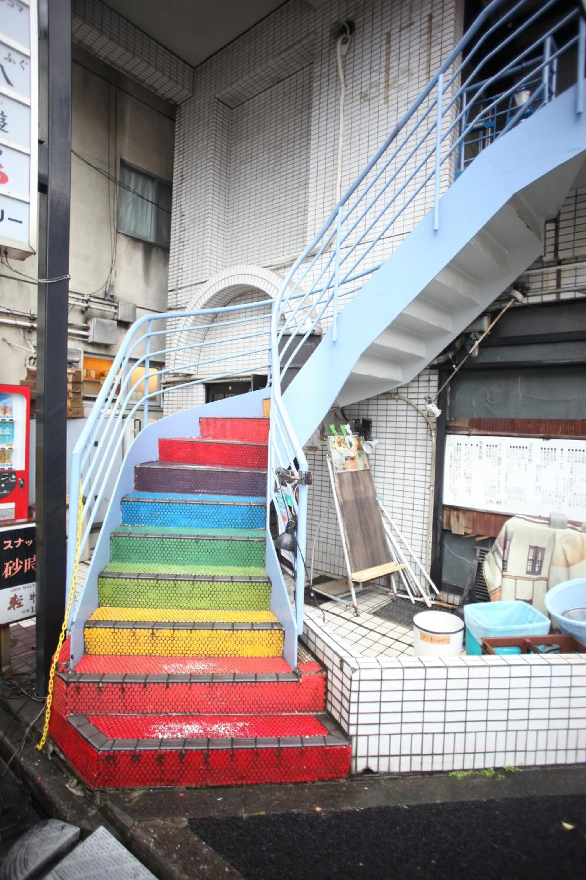 Facade/entrance in Base Inn Komagome Tokyo