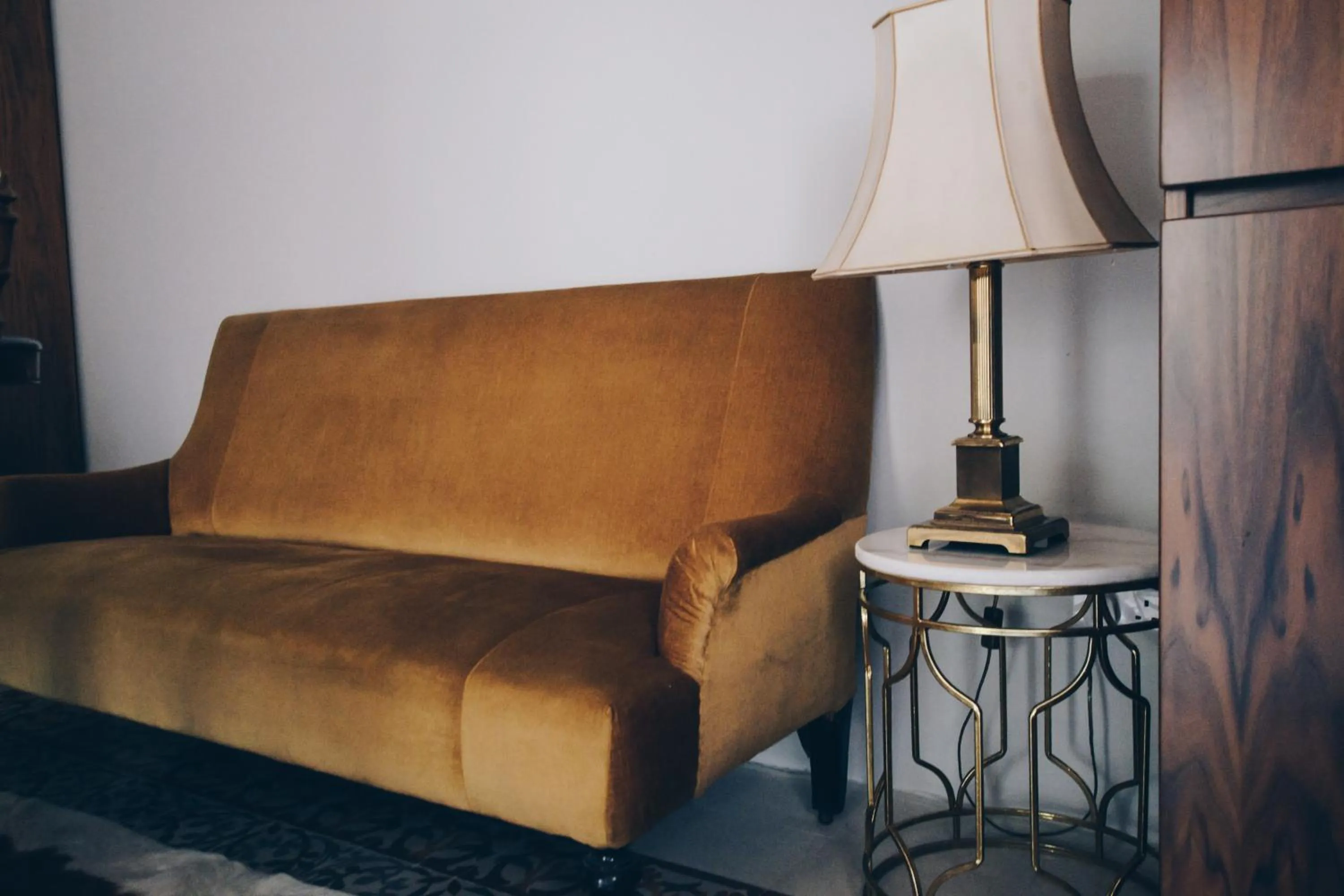 Living room in Sally Port Suites