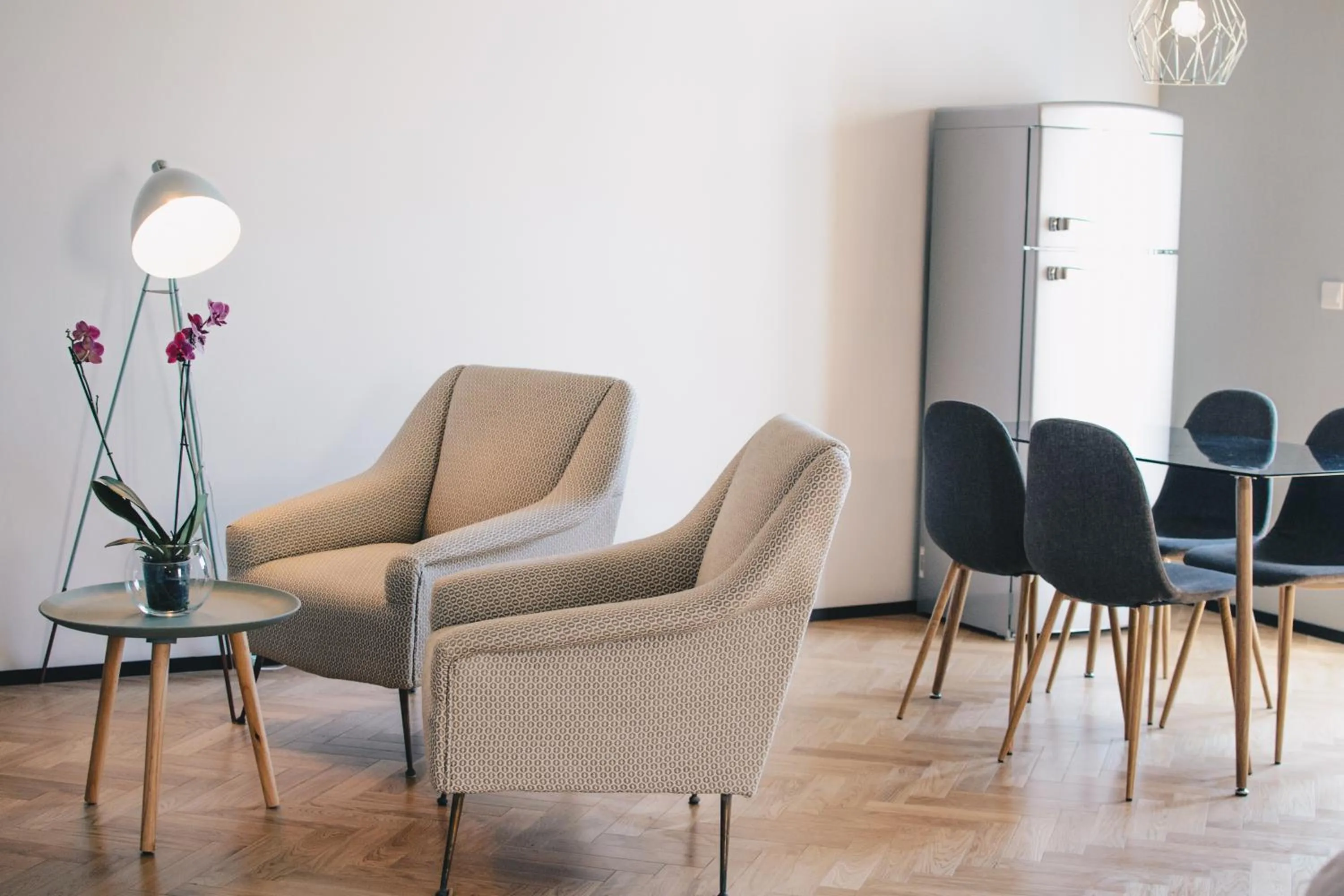 Living room in Sally Port Suites