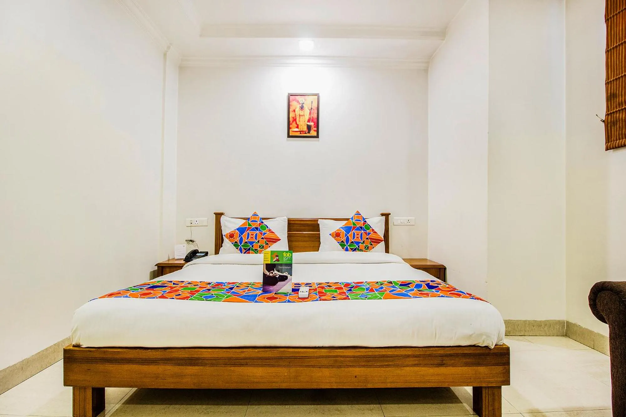 Bed in FabHotel Aaykay Model Town