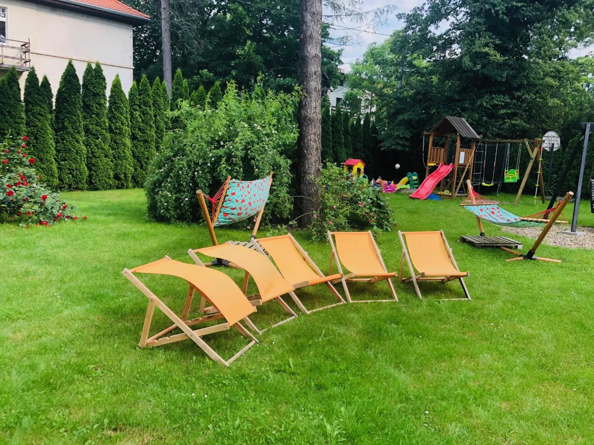 Garden view in Hotel Bella