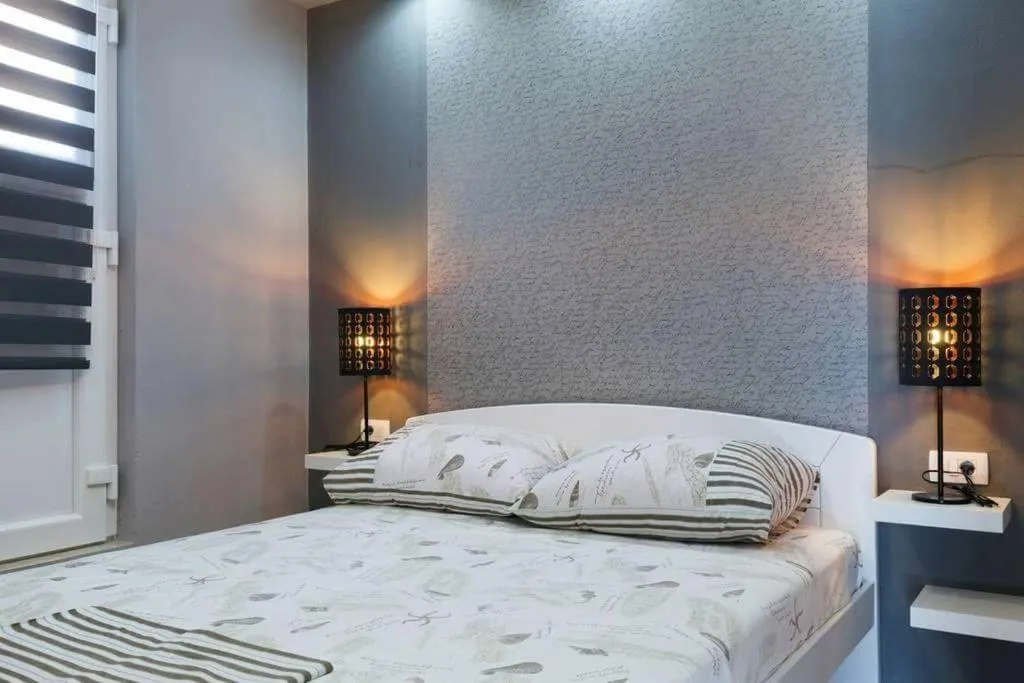 Bed in Apartments Romantica