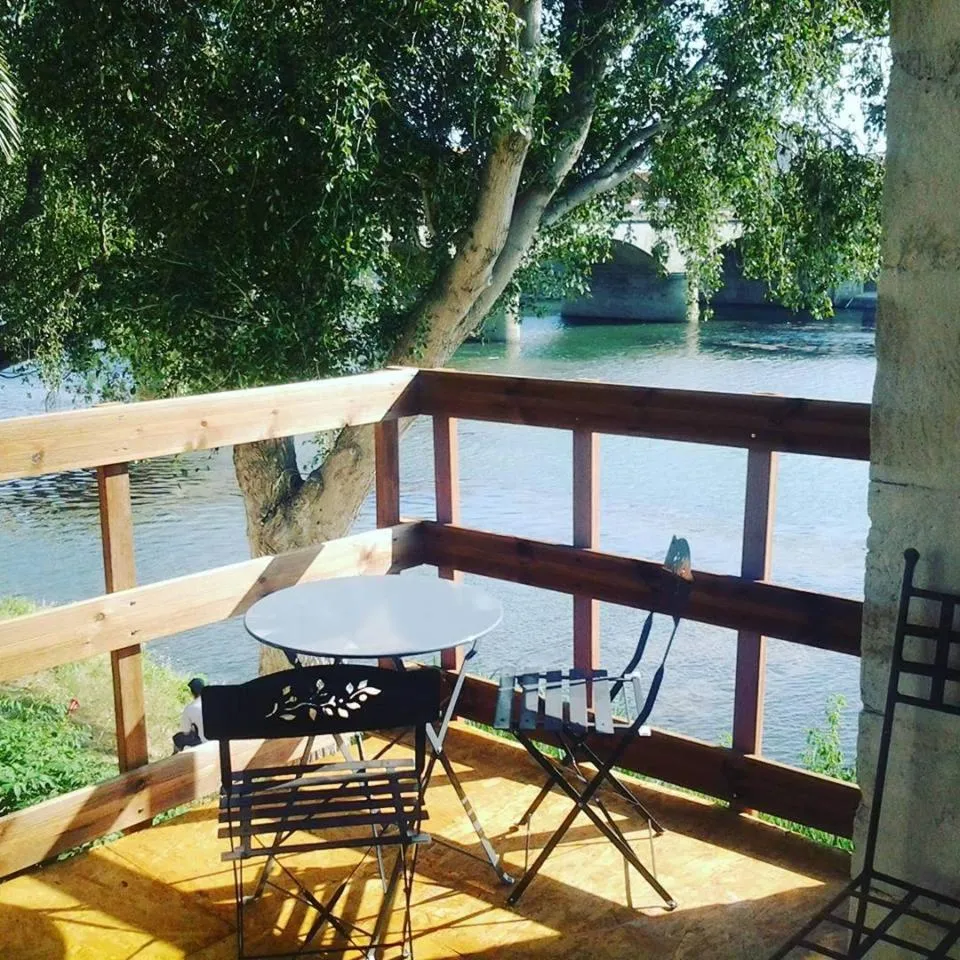 Garden view in Maison De L'Orb