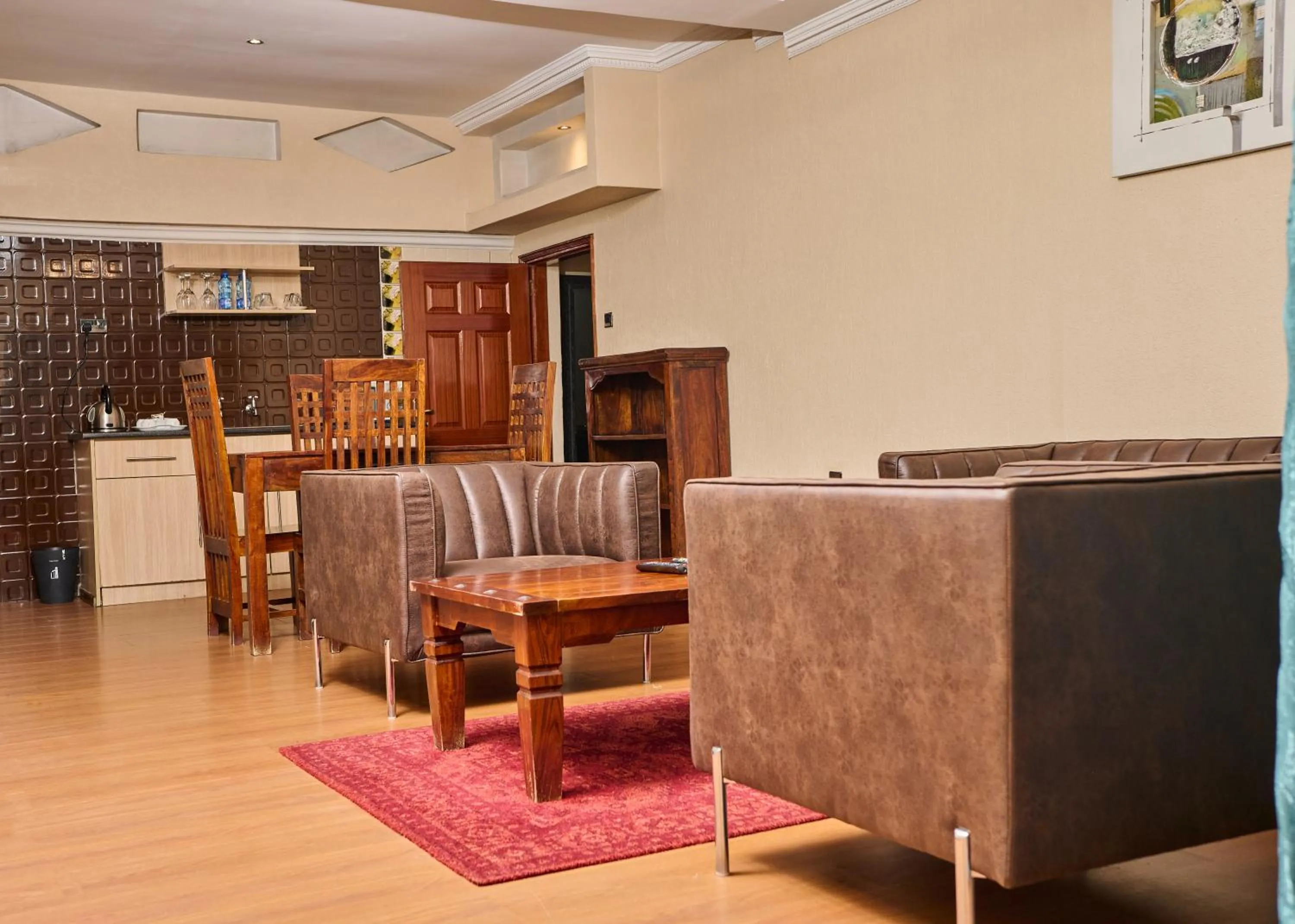 Seating area in Hotel Waterbuck