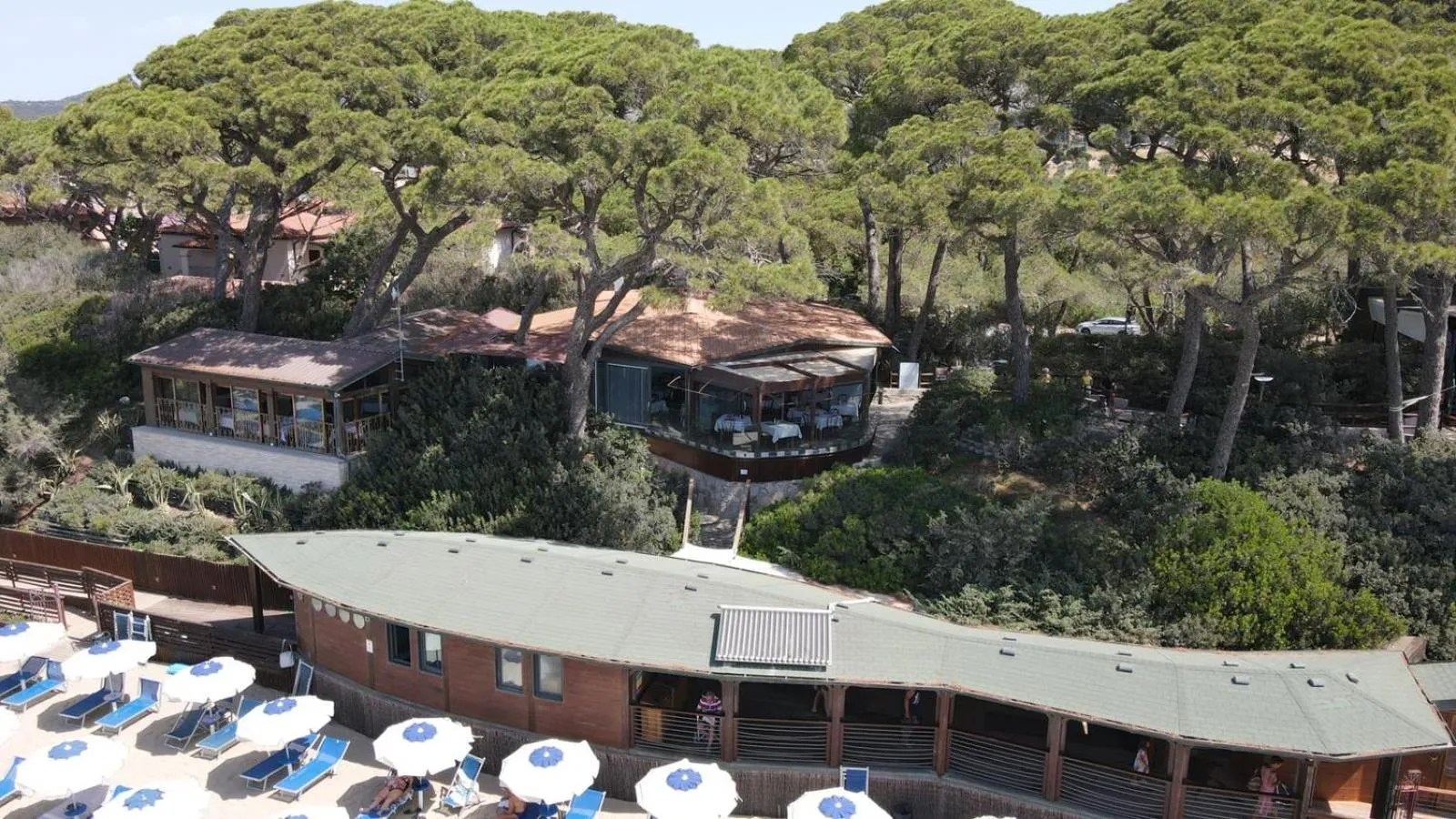 Bird's eye view in Hotel Boschetto