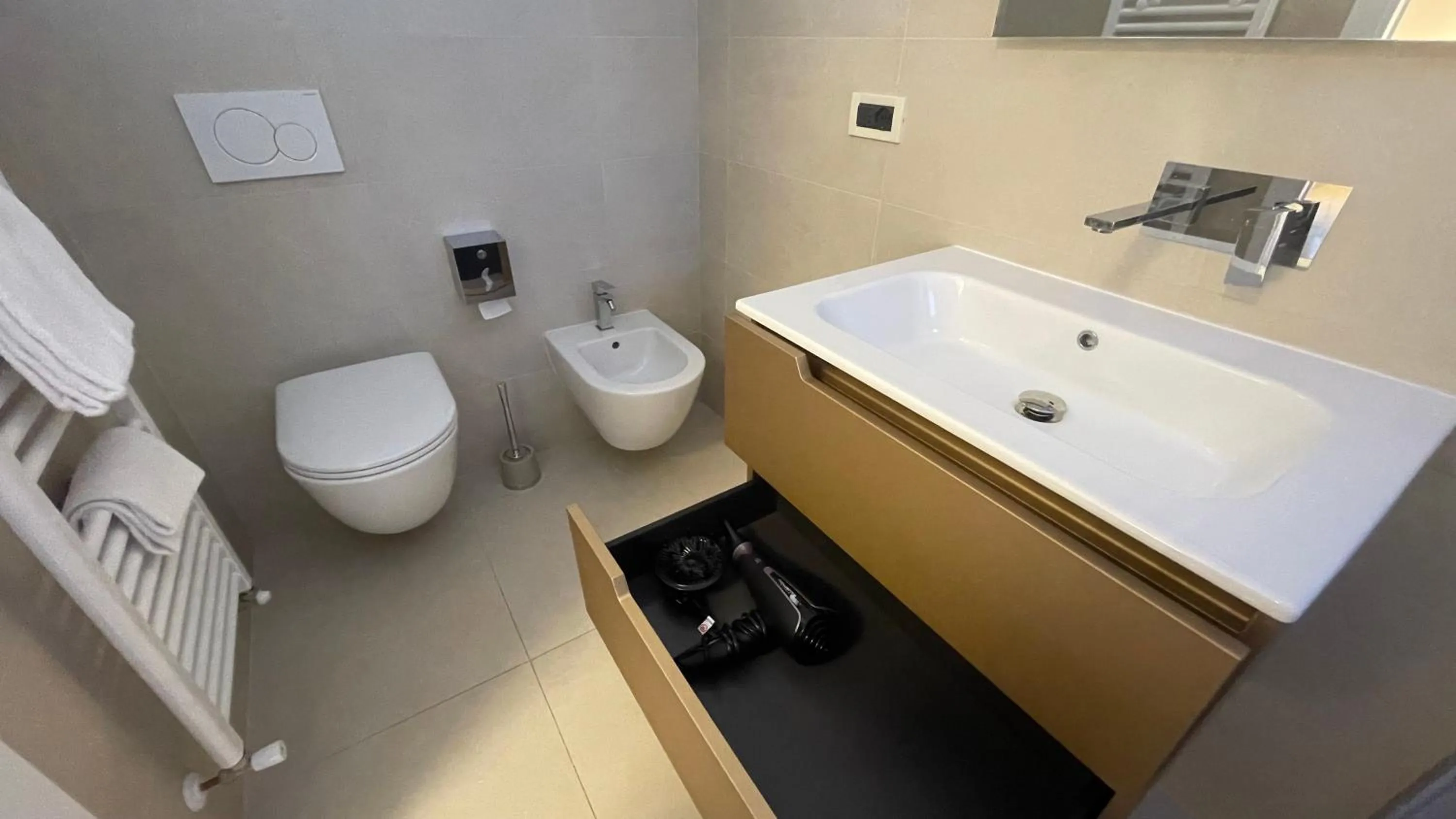 Bathroom in Hotel Boschetto