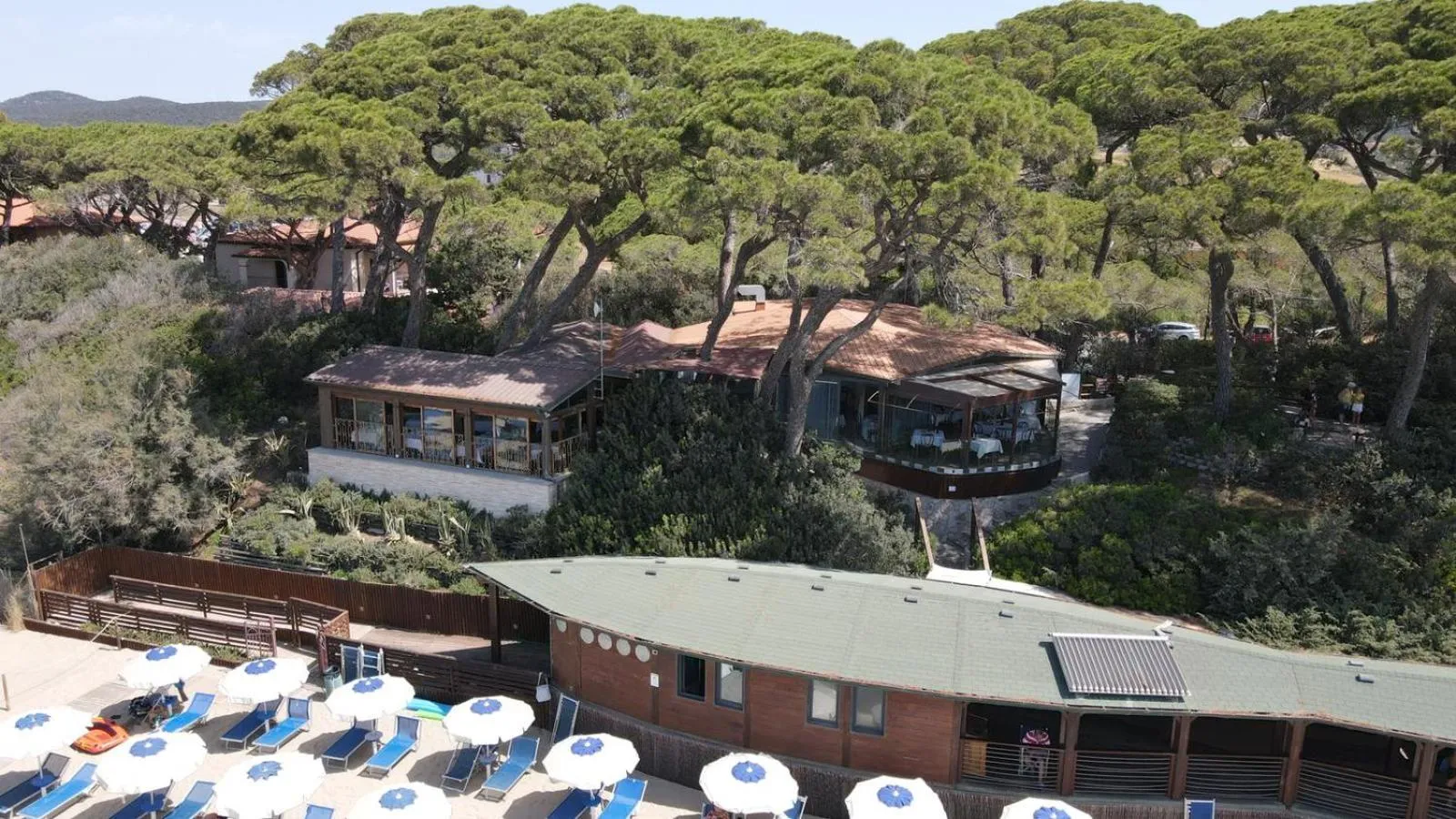 Bird's eye view in Hotel Boschetto