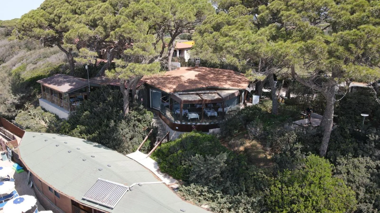 Bird's eye view in Hotel Boschetto