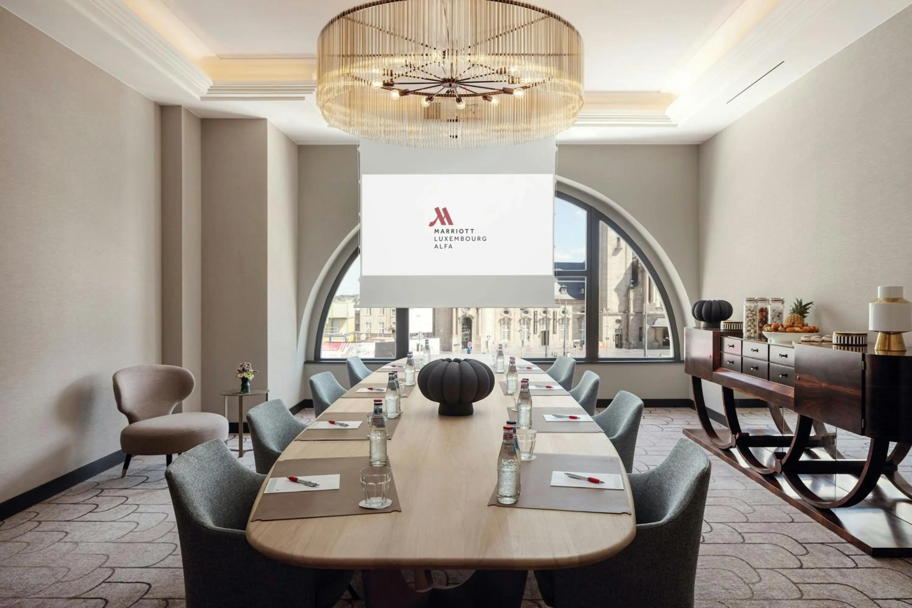 Meeting/conference room in Luxembourg Marriott Hotel Alfa