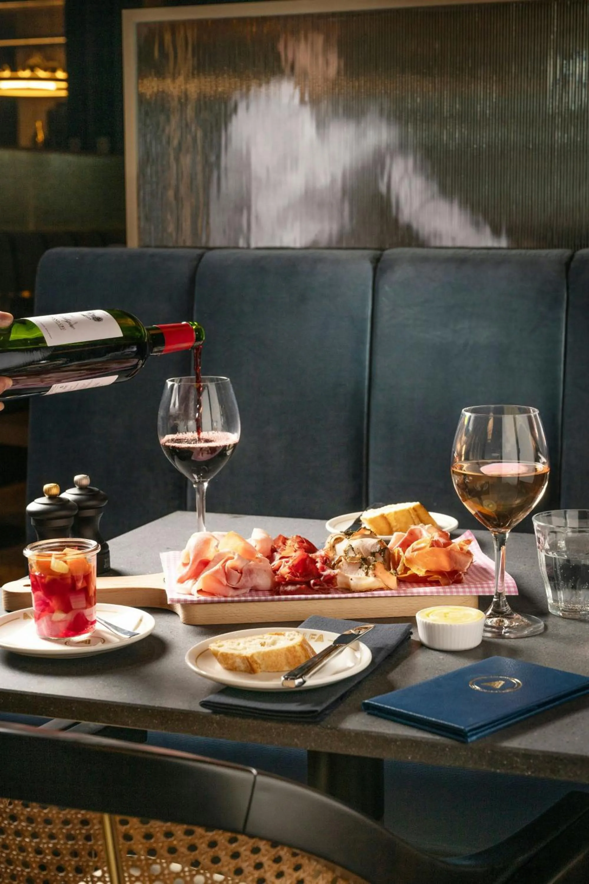 Restaurant/places to eat in Luxembourg Marriott Hotel Alfa