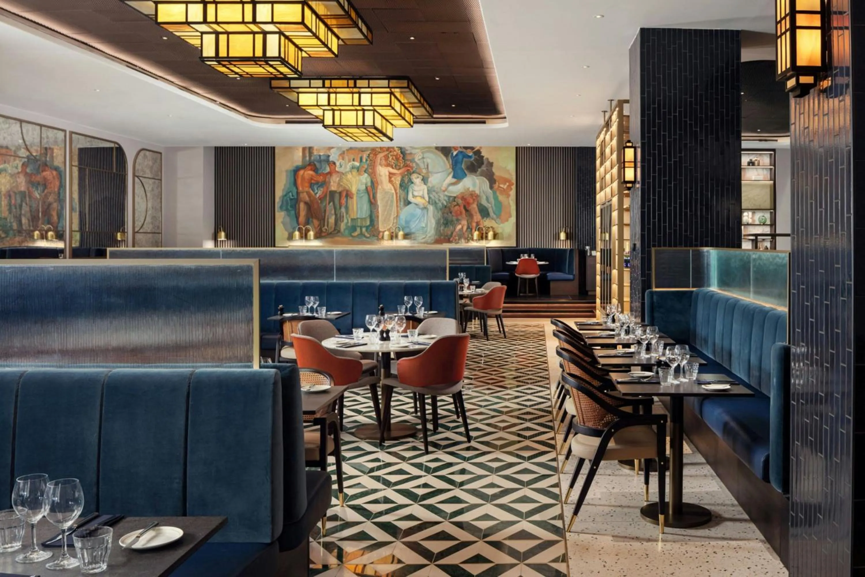 Restaurant/places to eat in Luxembourg Marriott Hotel Alfa