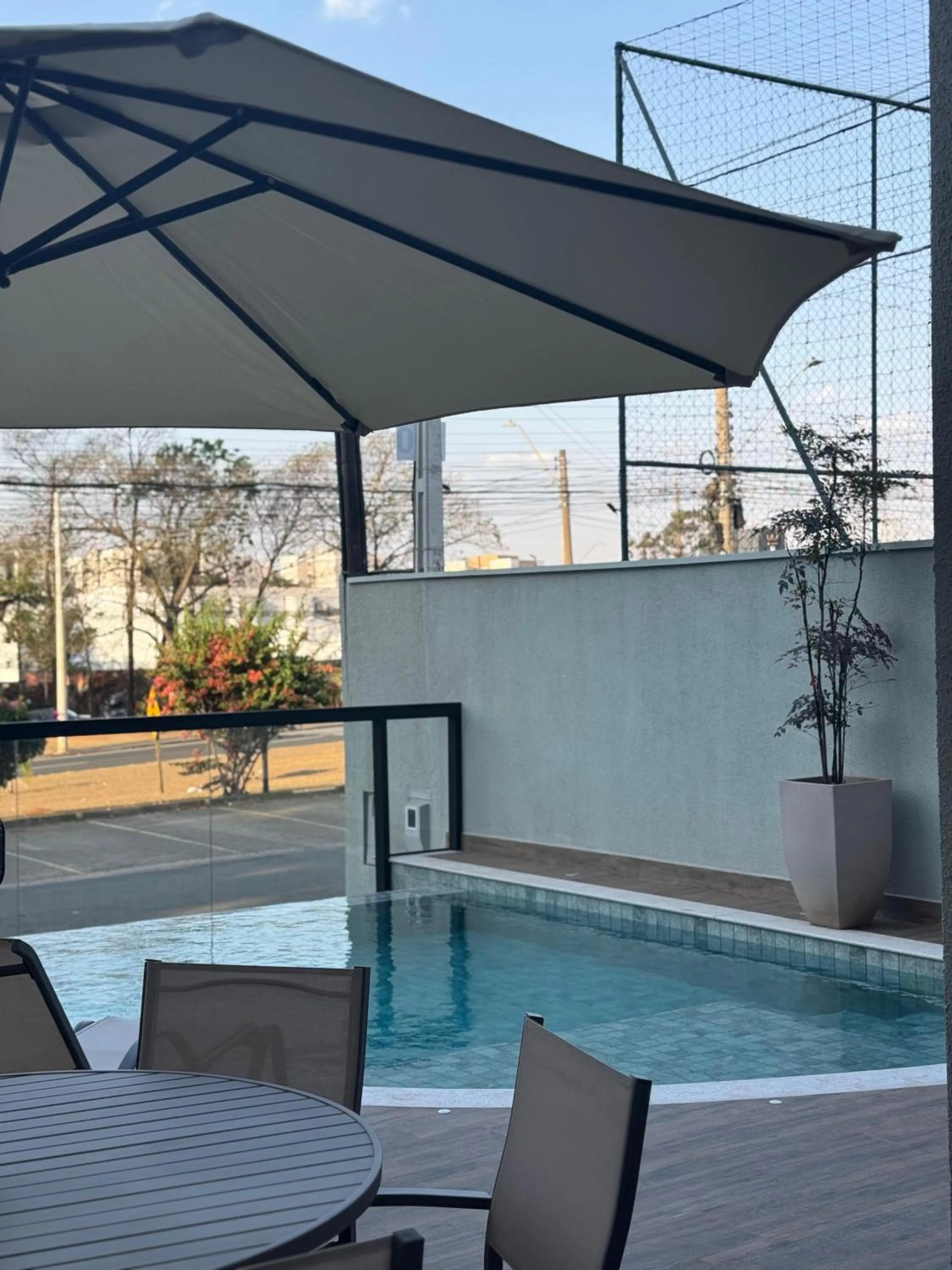 Patio in Occitano Apart Hotel